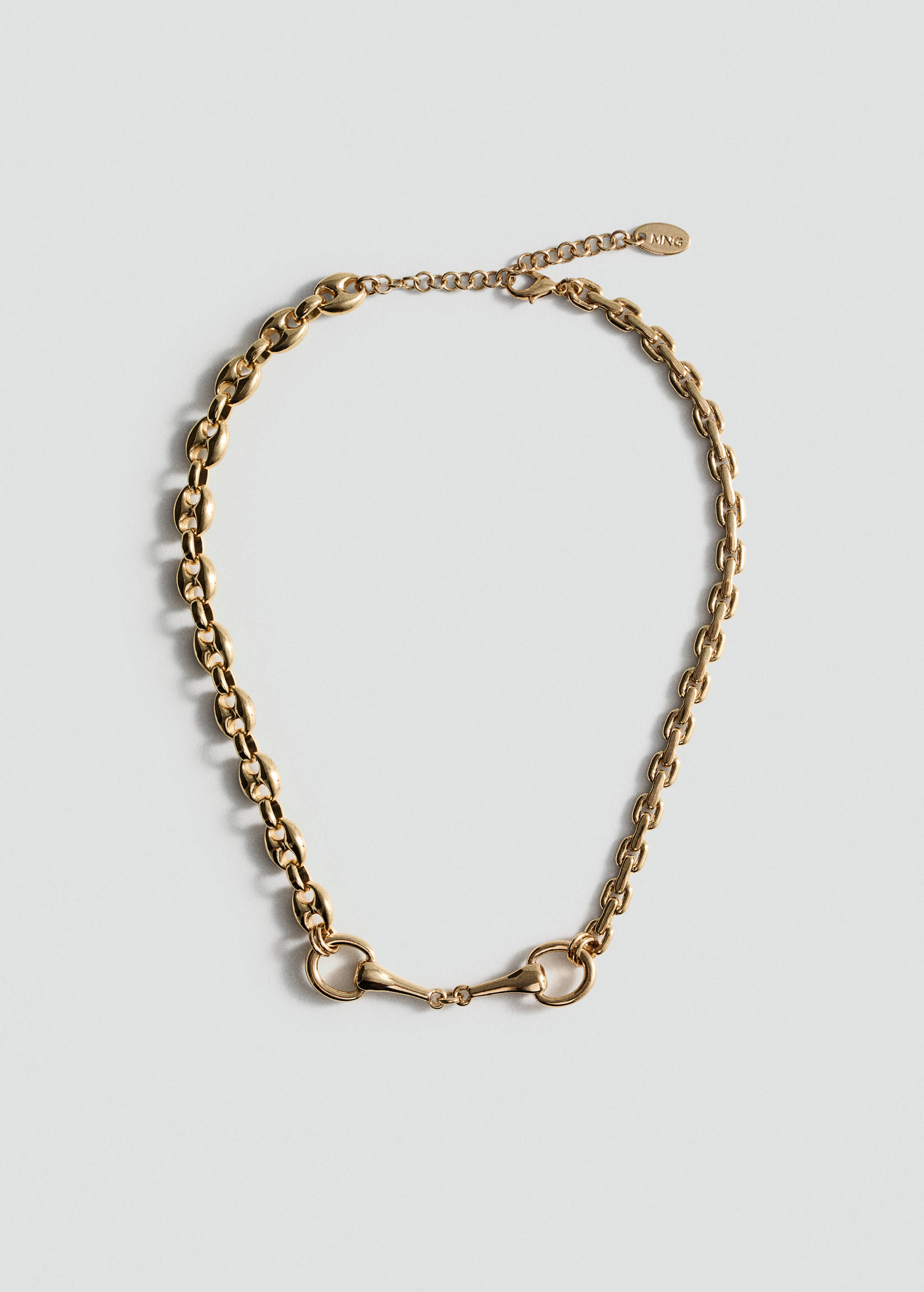Mixed link necklace - Article without model