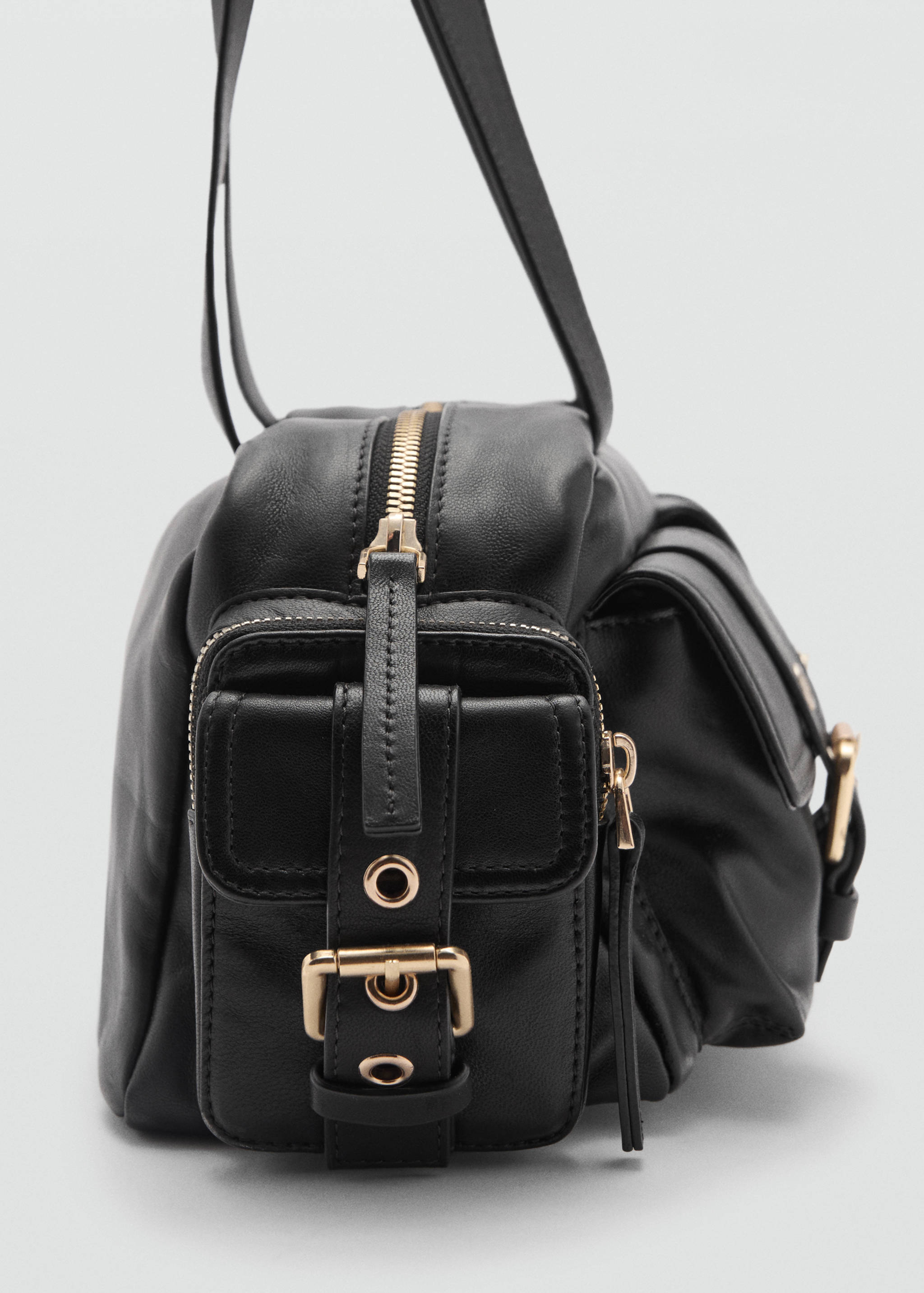 Кожаная сумка с карманами - Деталь изделия 1