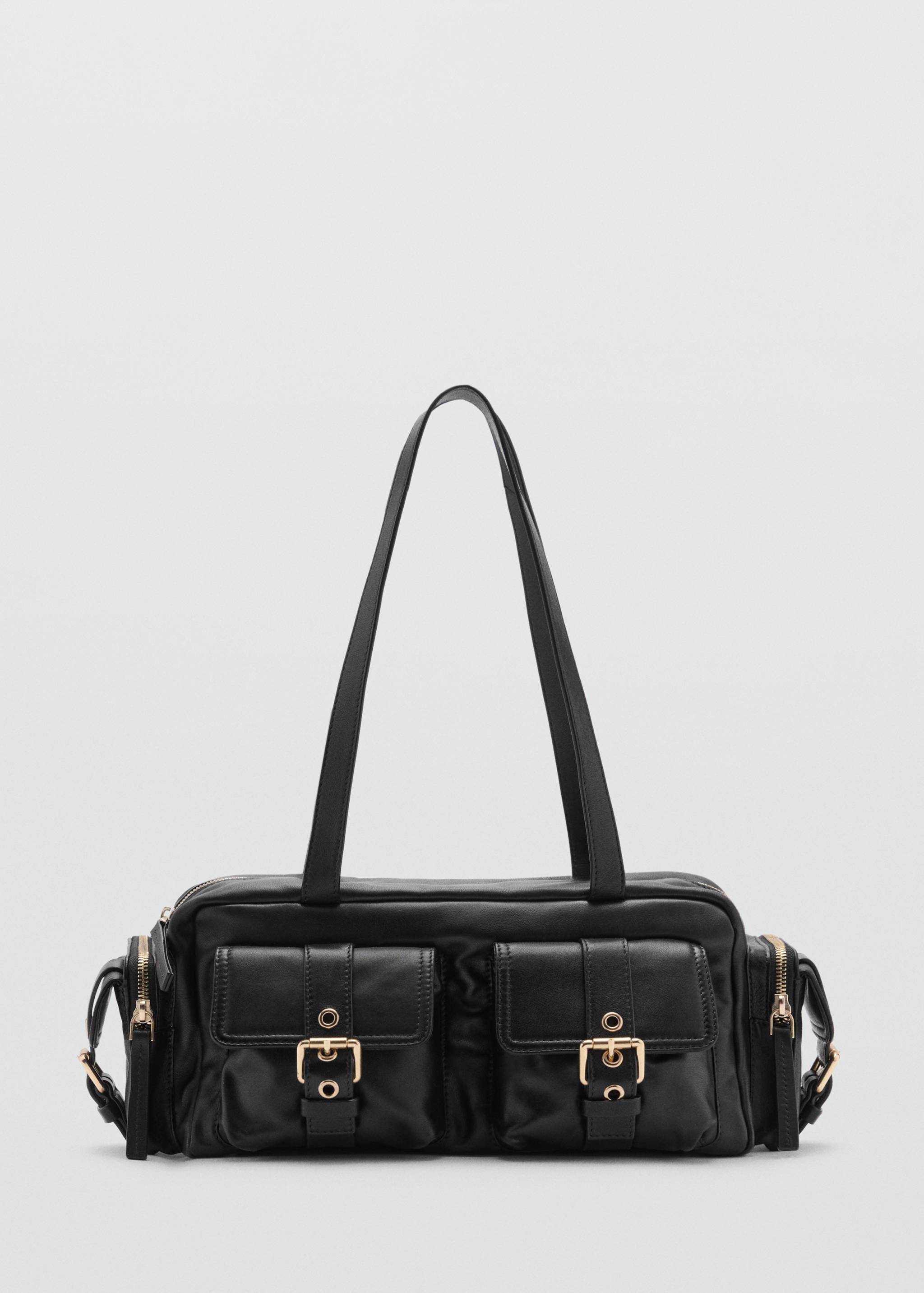 Leather bag with pockets - Article without model