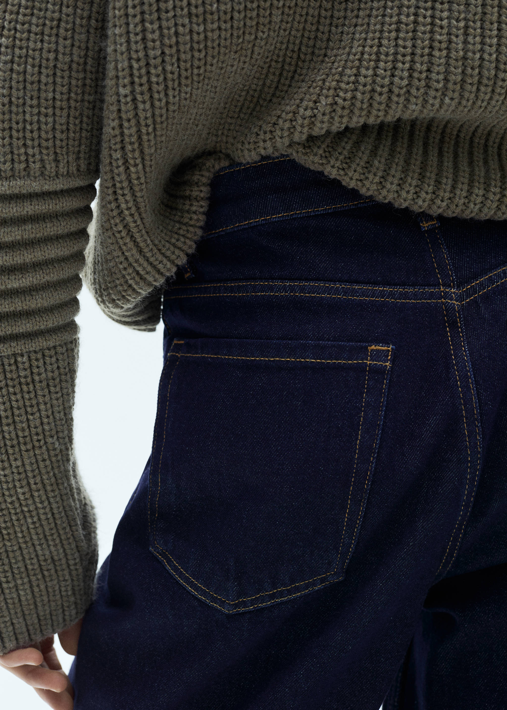 Rinse-wash denim bermuda shorts - Details of the article 6