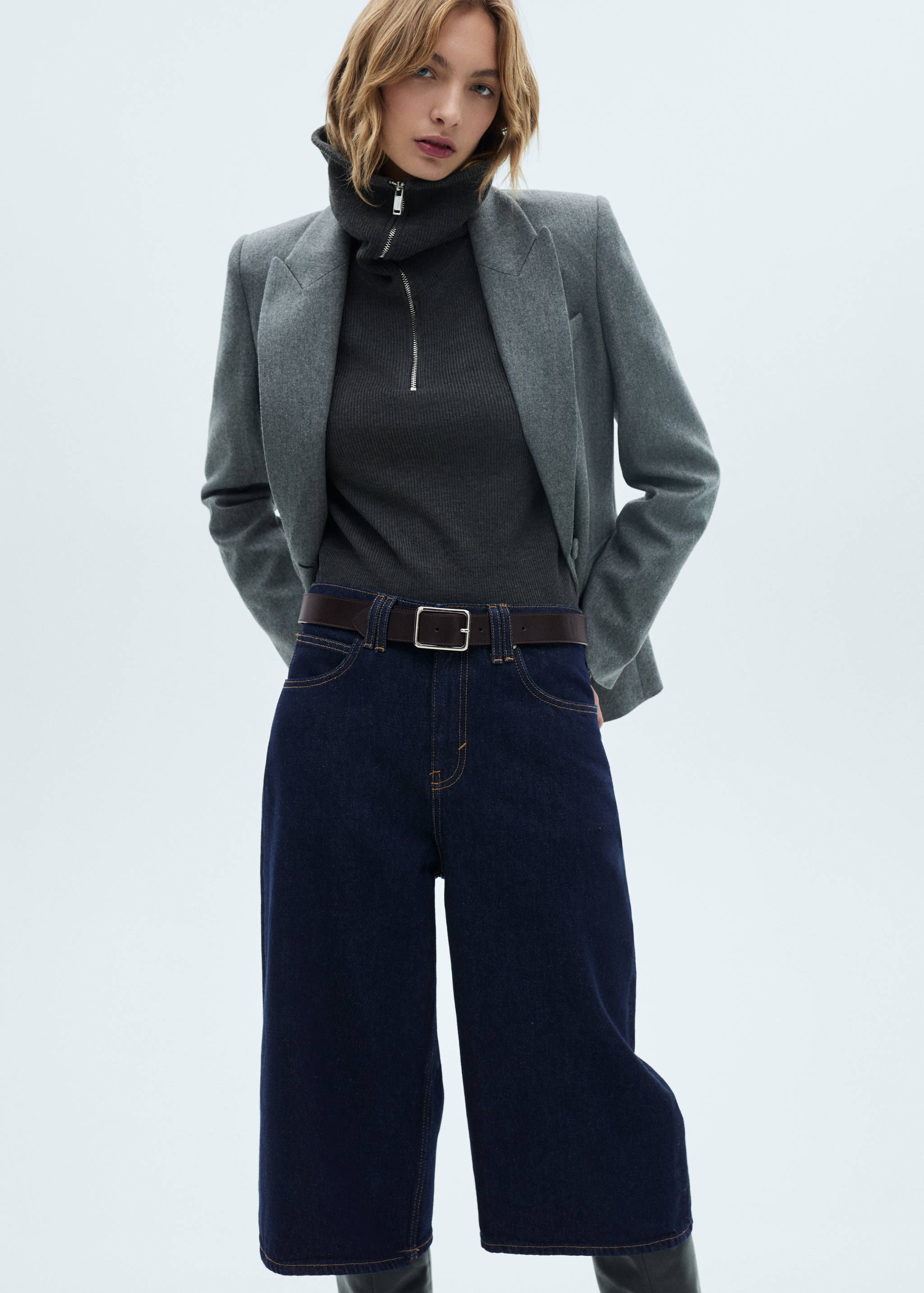 Rinse-wash denim bermuda shorts - Details of the article 2