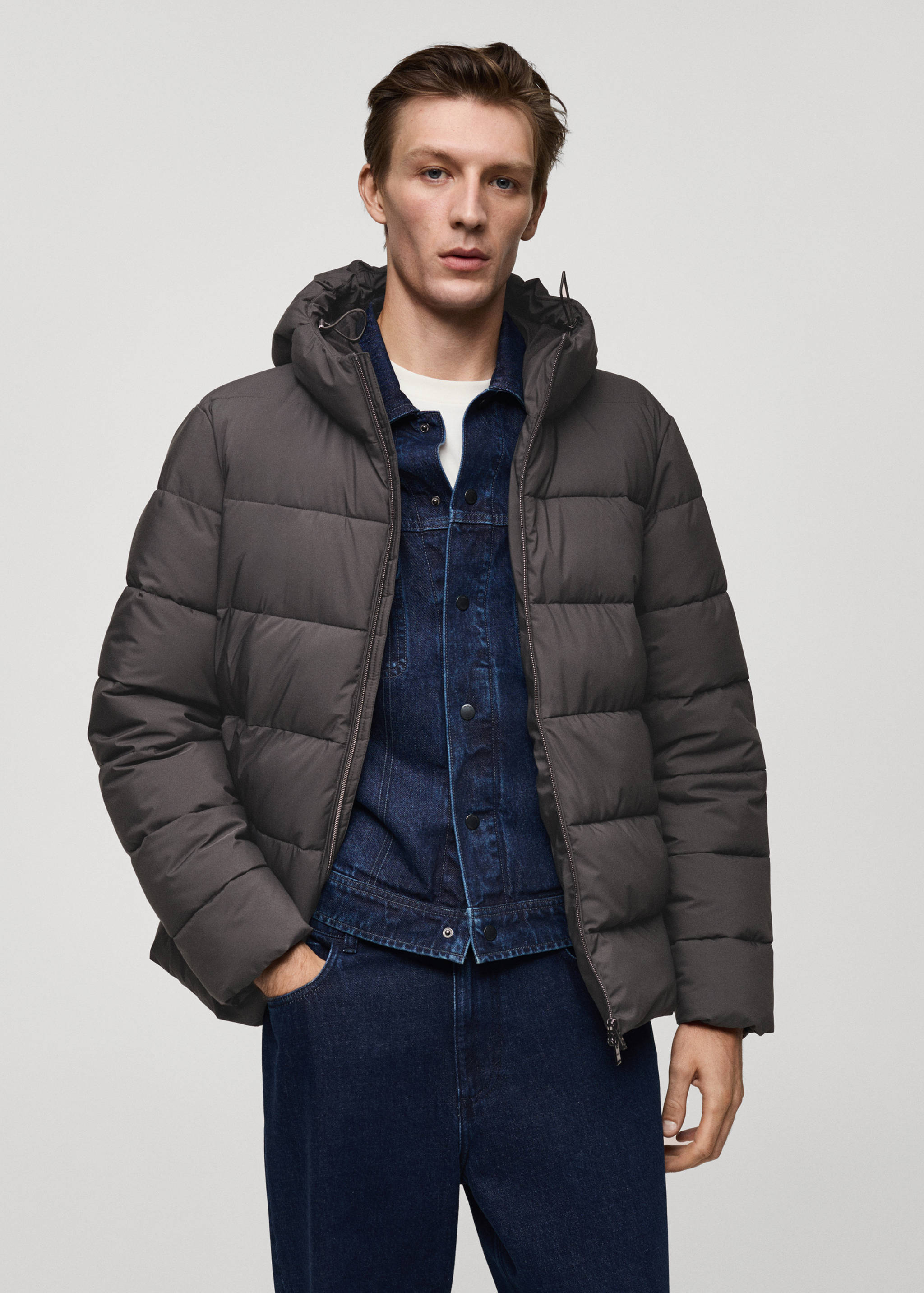 Thermoregulating waterproof padded anorak - Medium plane