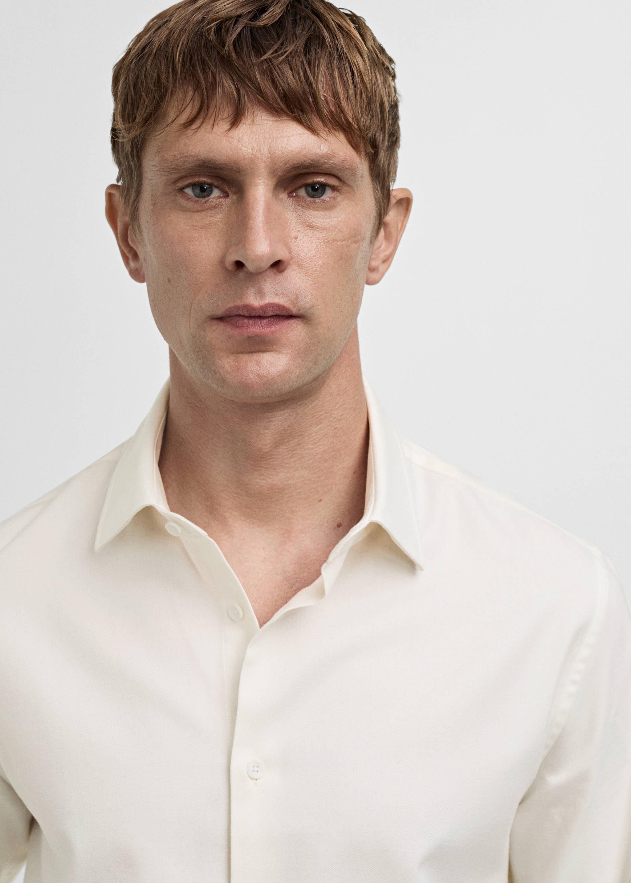 Cashmere and cotton suit shirt - Details of the article 1