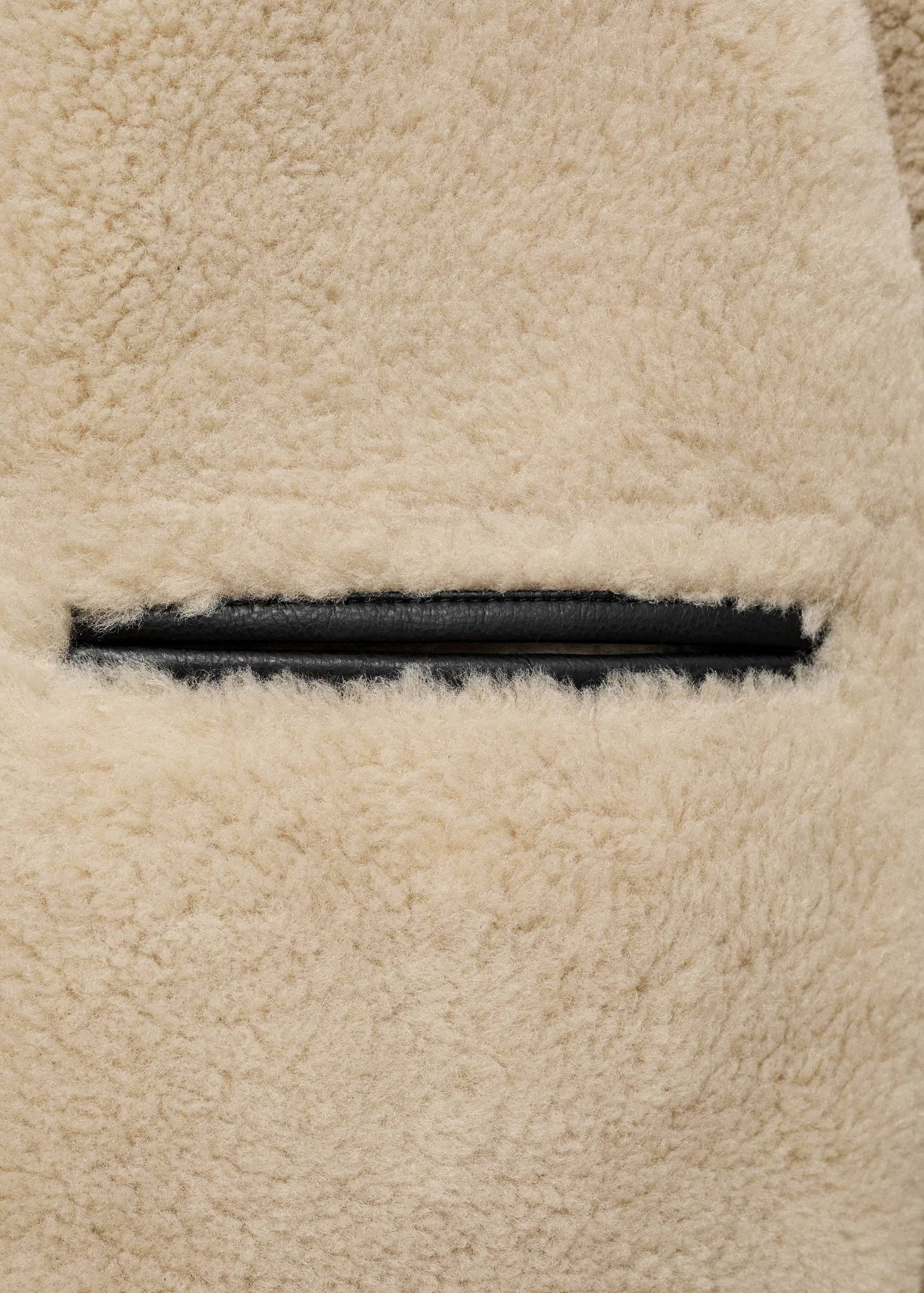 Faux-fur coat with appliqués - Details of the article 0