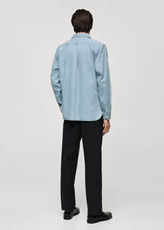 Regular fit denim shirt — Light Blue 3