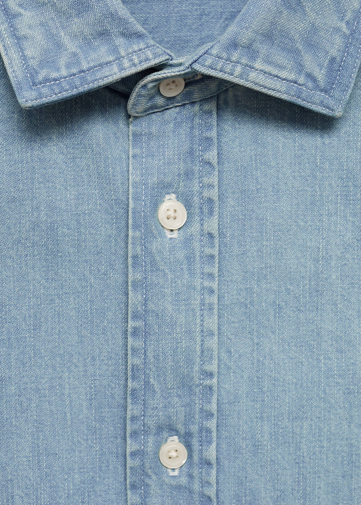 Regular fit denim shirt — Light Blue