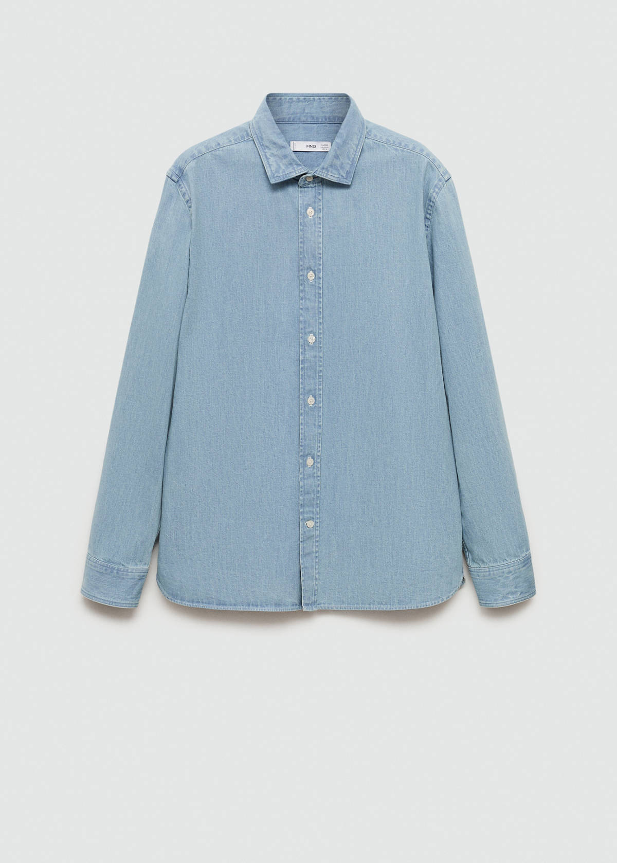 Regular fit denim shirt — Light Blue