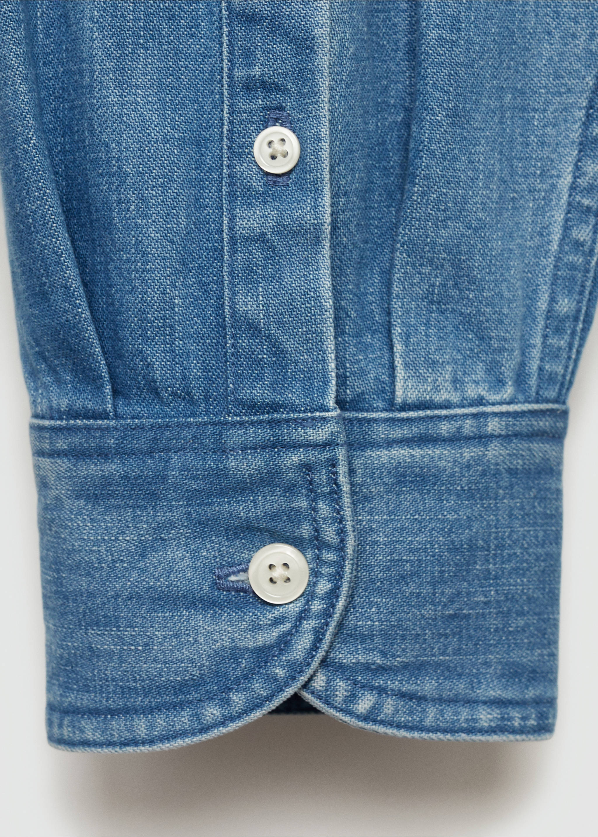 Camisa vaquera regular fit - Detalle del artículo 0, Azul medio. Ref: 77097916-00.