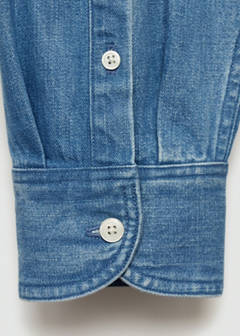 Regular fit denim shirt — Medium Blue 8
