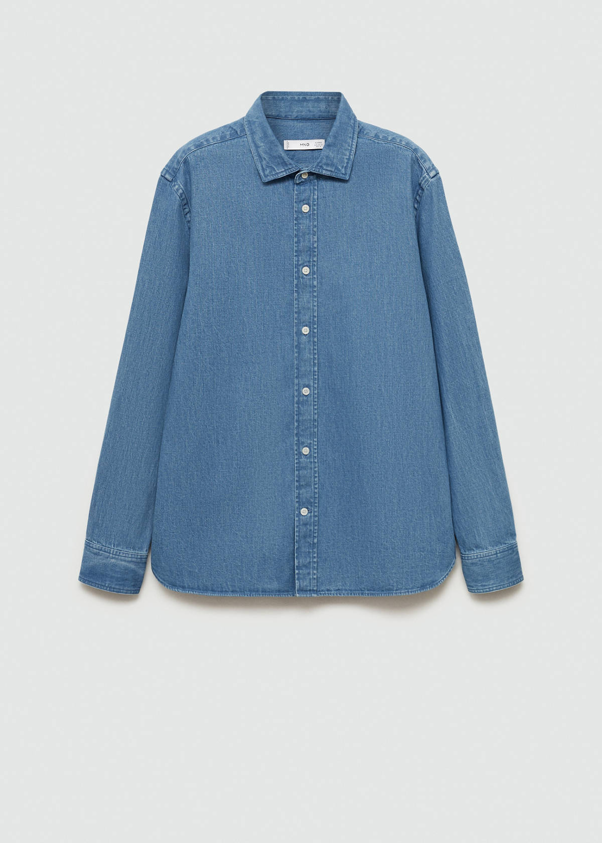 Regular fit denim shirt — Medium Blue