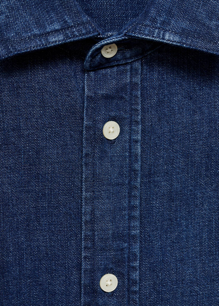 Regular fit denim shirt - thumbnail 7