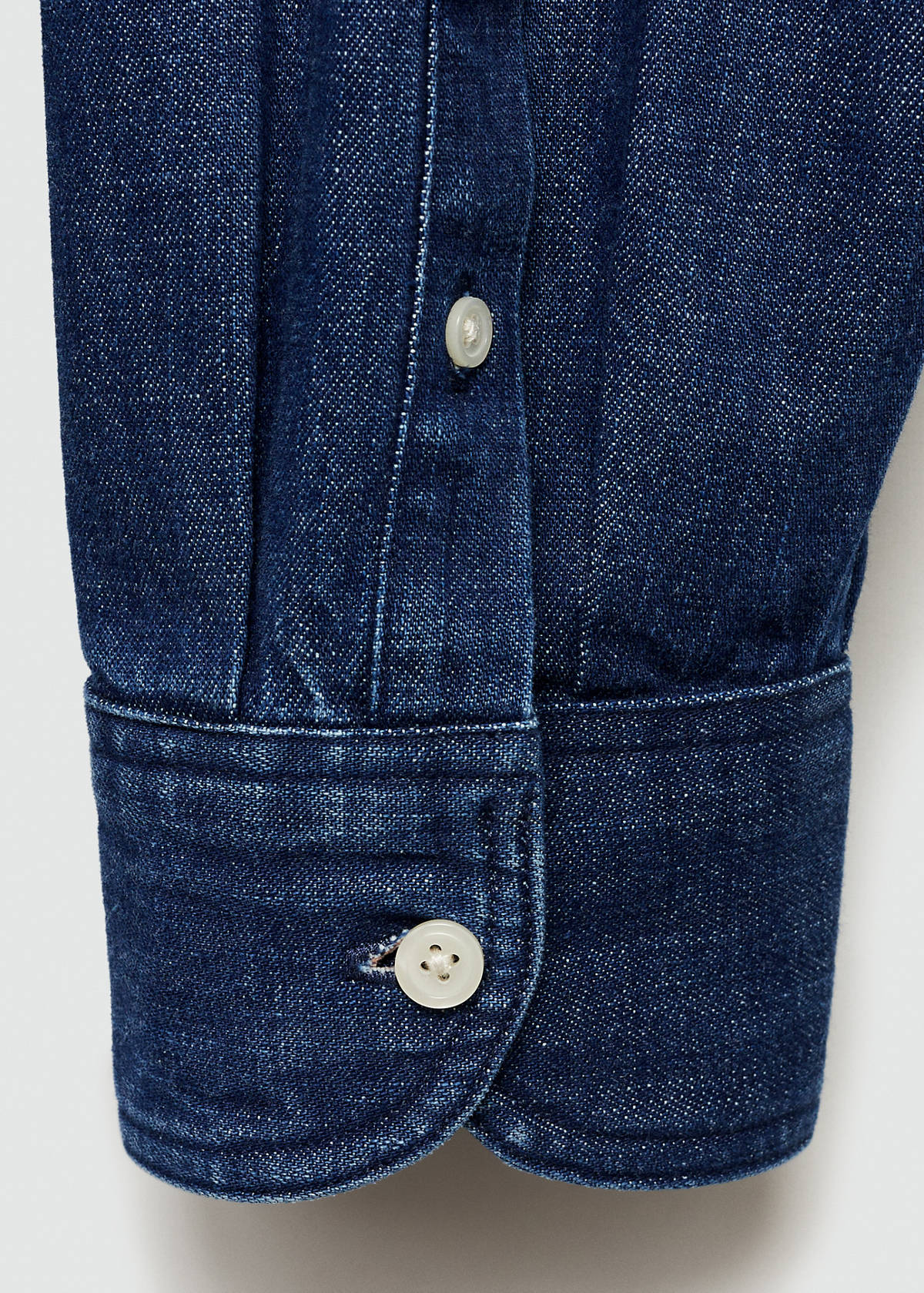 Regular fit denim shirt — Dark Blue