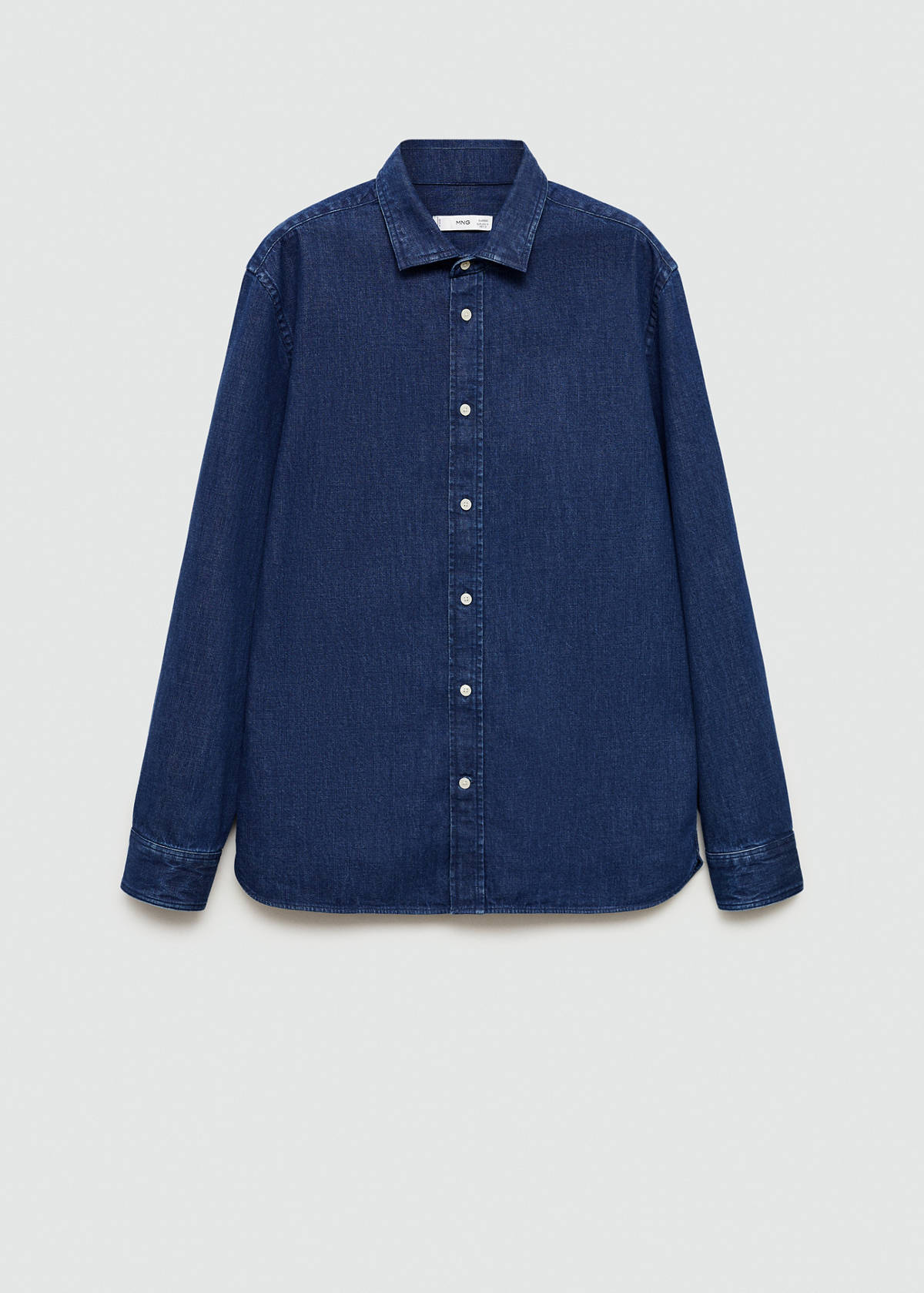 Regular fit denim shirt — Dark Blue