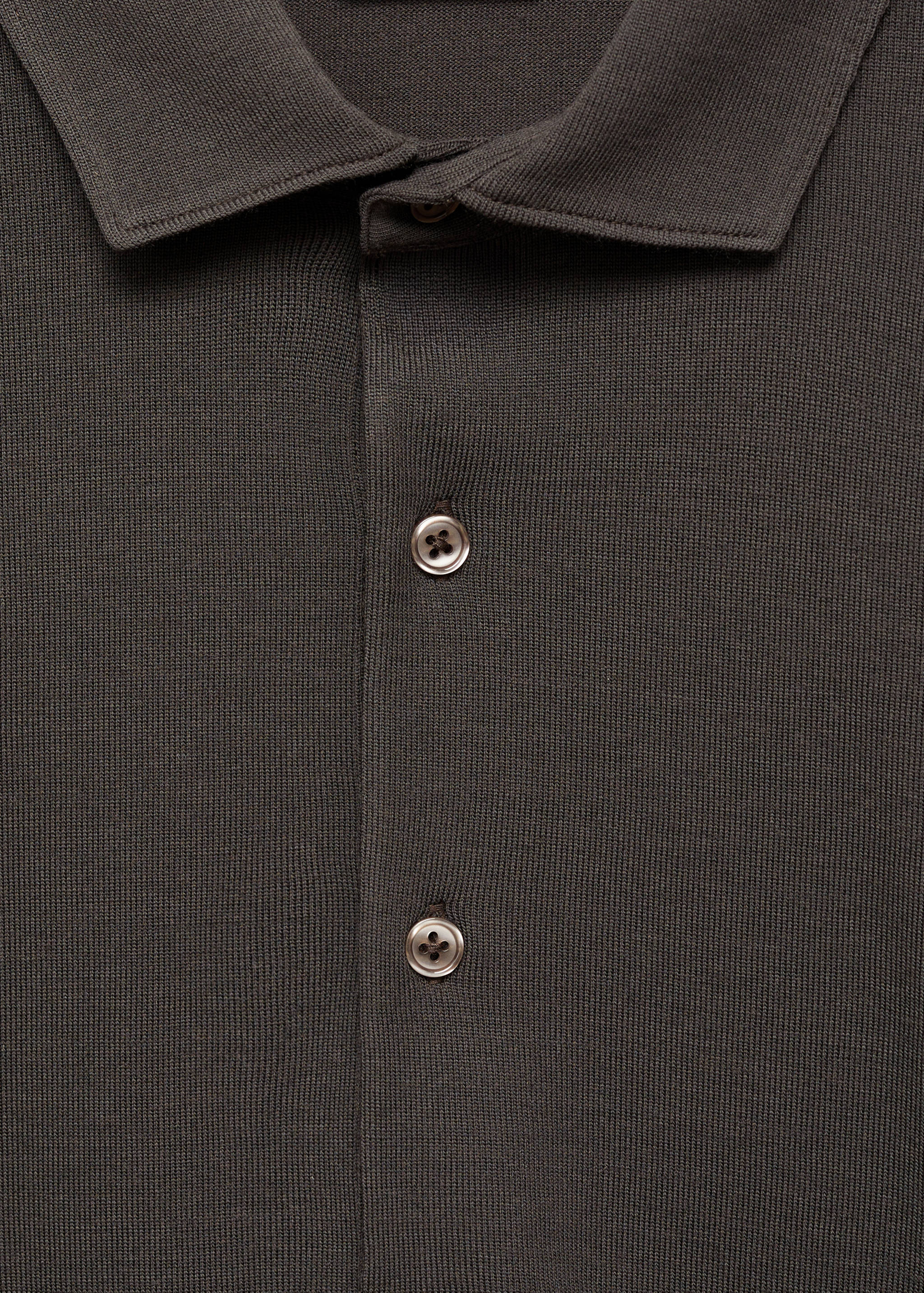 Wool regular-fit polo shirt - Details of the article 8