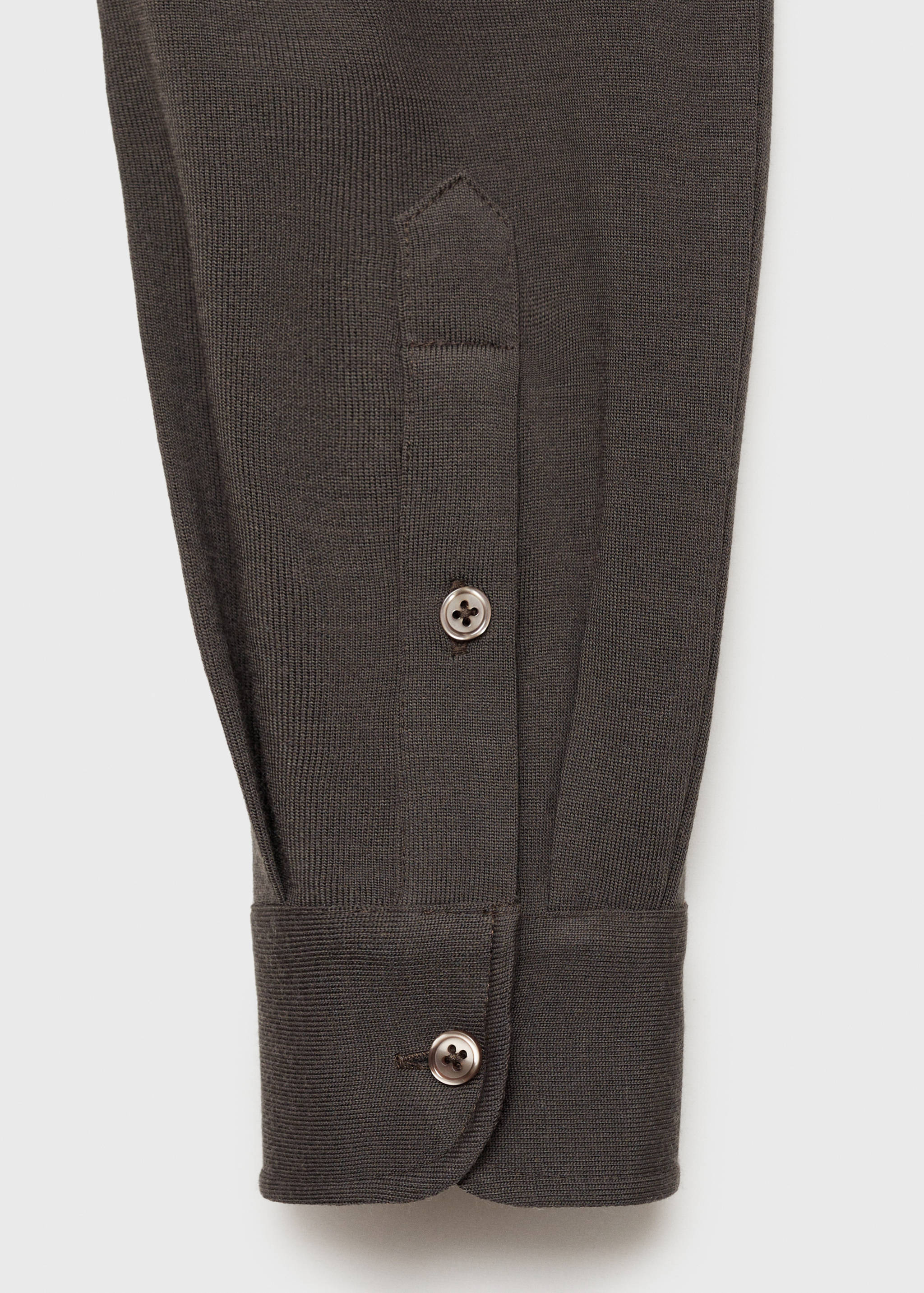 Wool regular-fit polo shirt - Details of the article 0