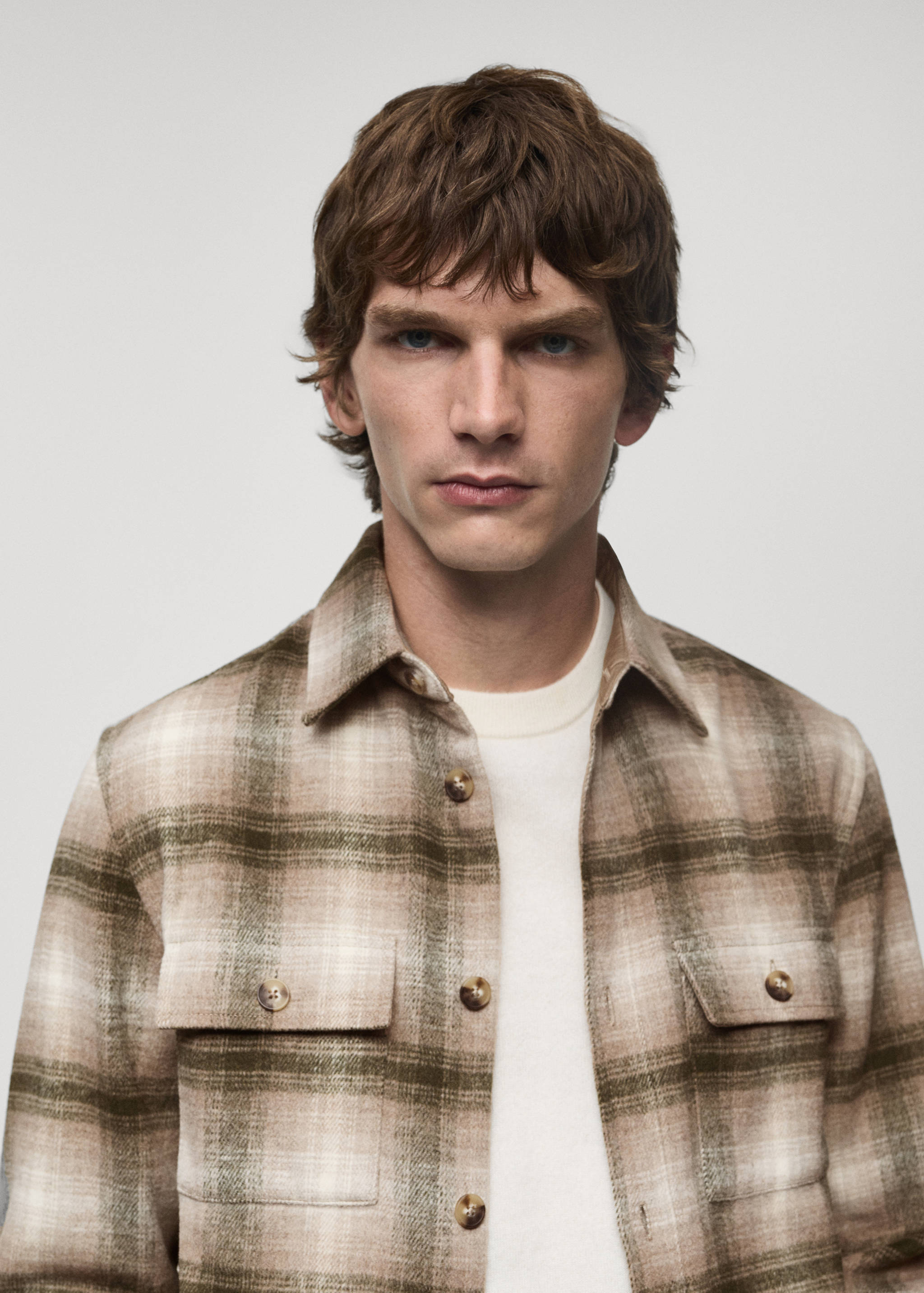 Surchemise en laine à carreaux - Détail de l'article 1