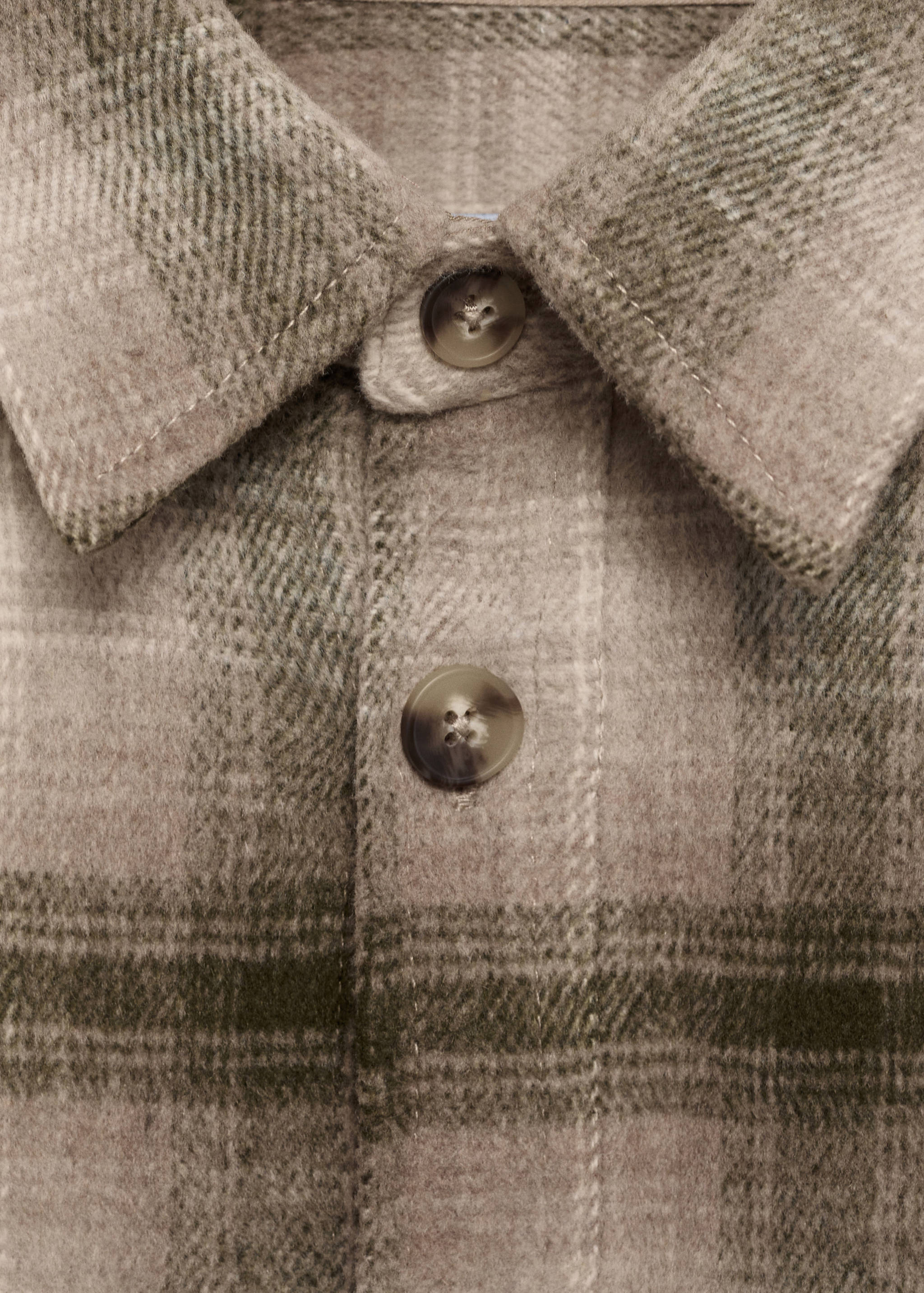 Surchemise en laine à carreaux - Détail de l'article 8