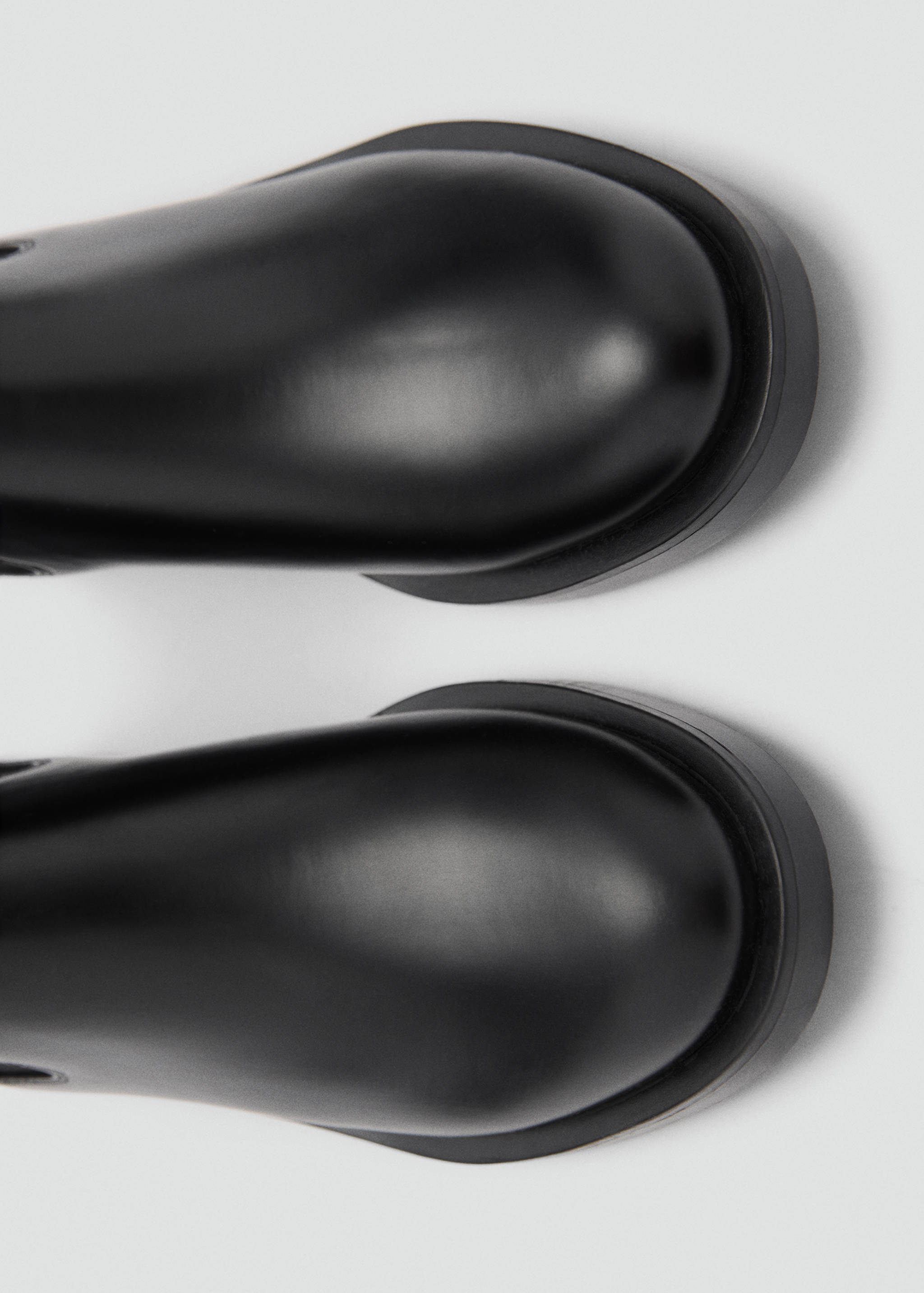 Ankle boots with elastic panel and buckle - Details of the article 1