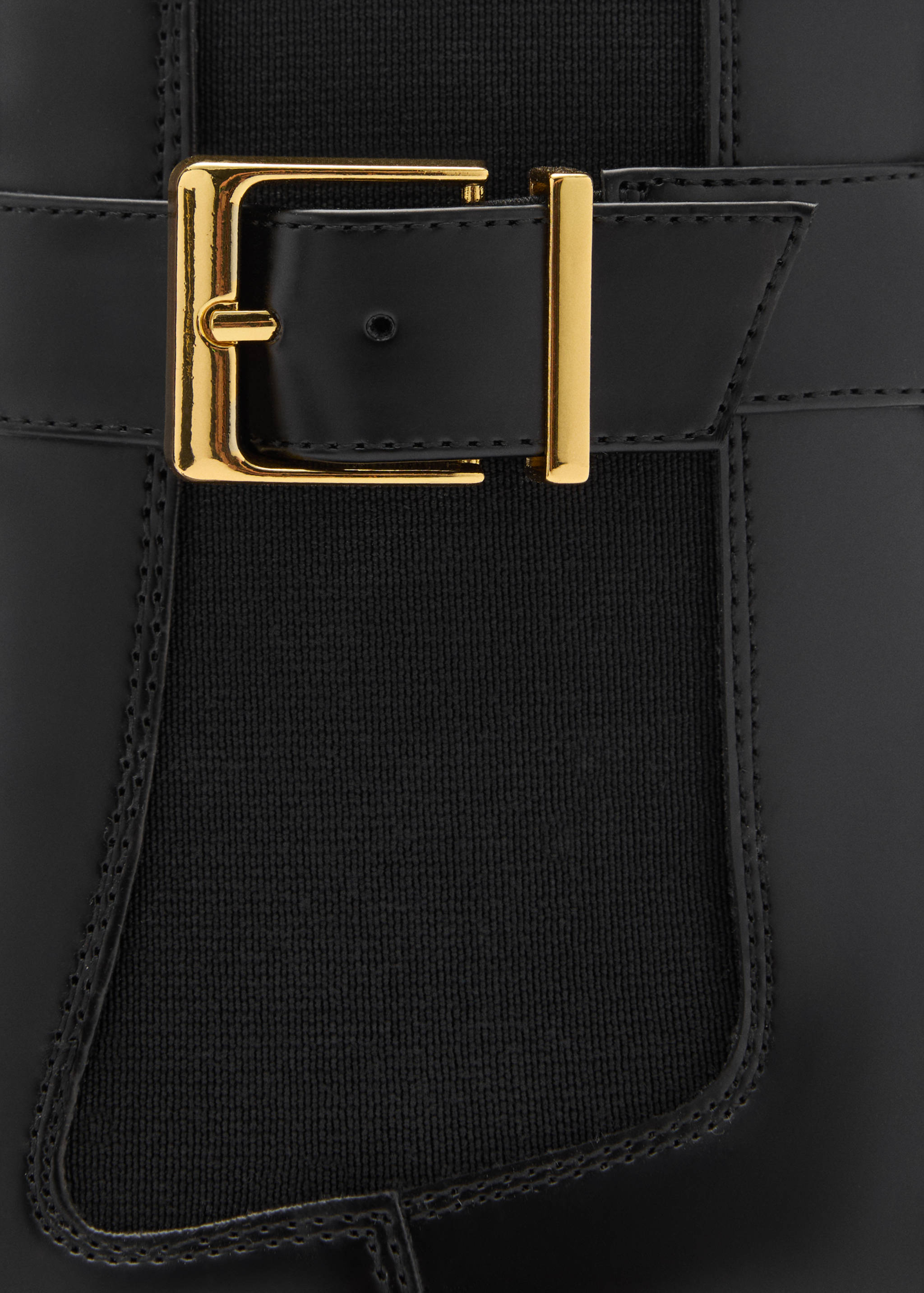 Ankle boots with elastic panel and buckle - Details of the article 3