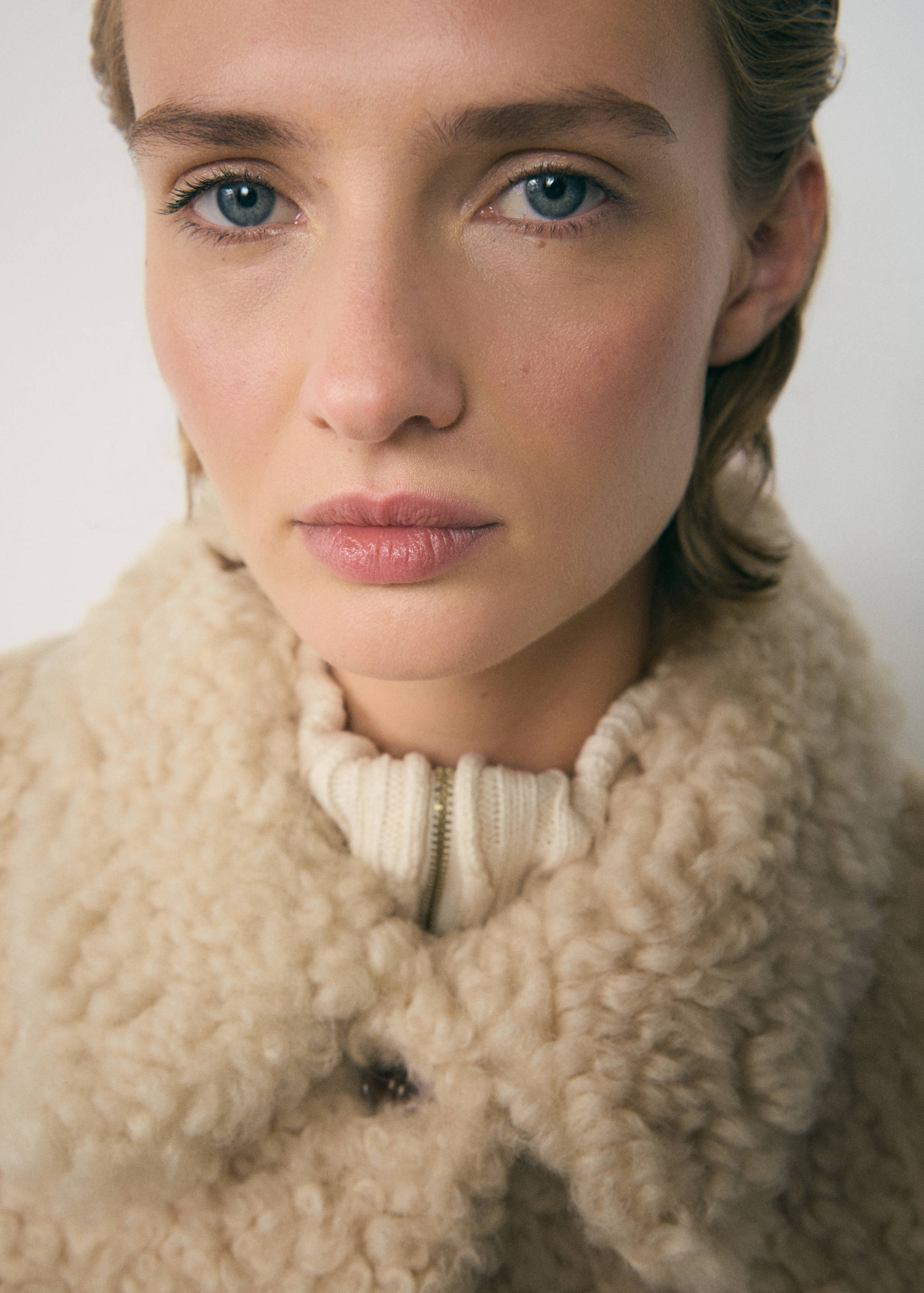 Shearling leather coat - Details of the article 1