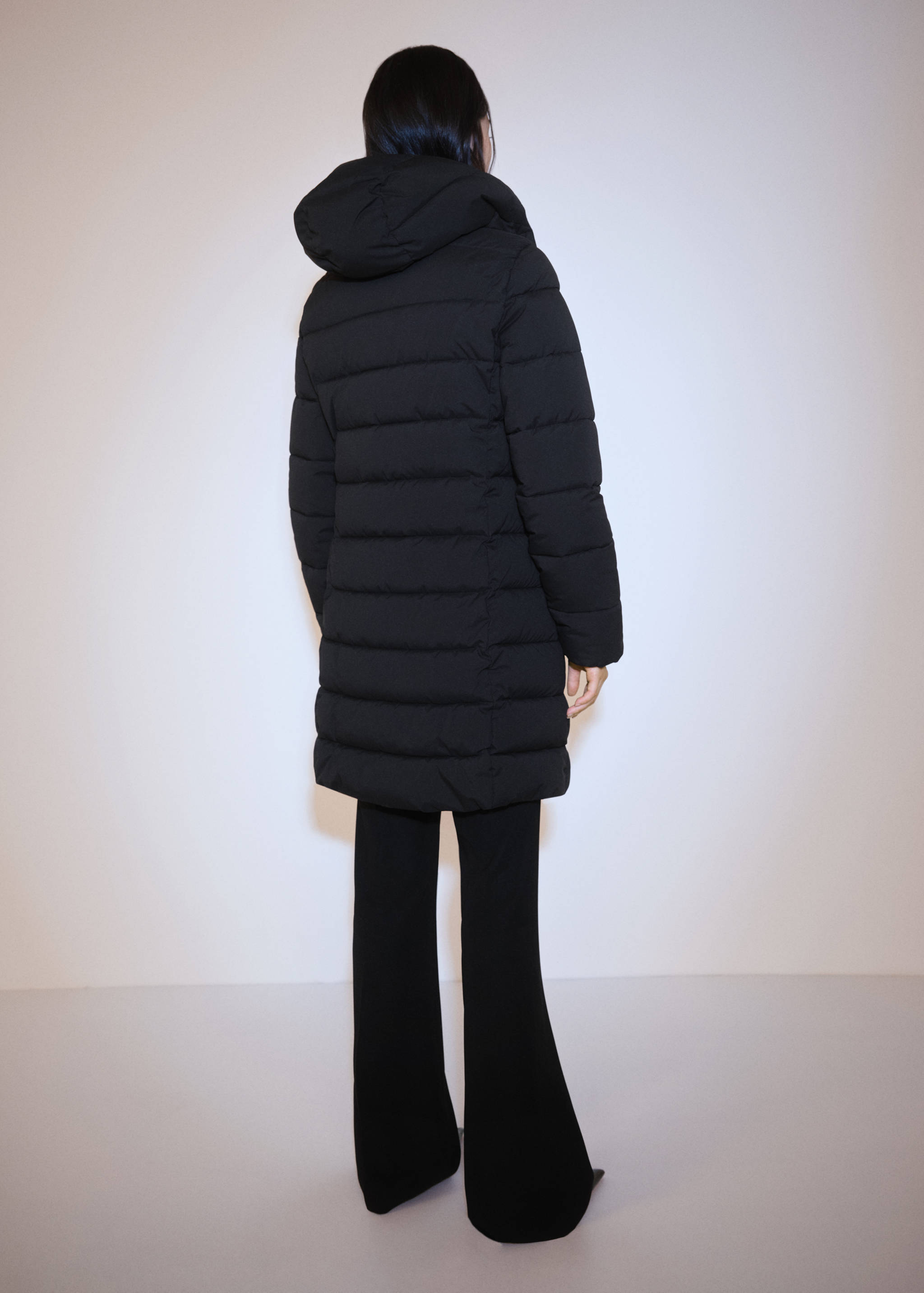 带帽羽绒夹克 - null