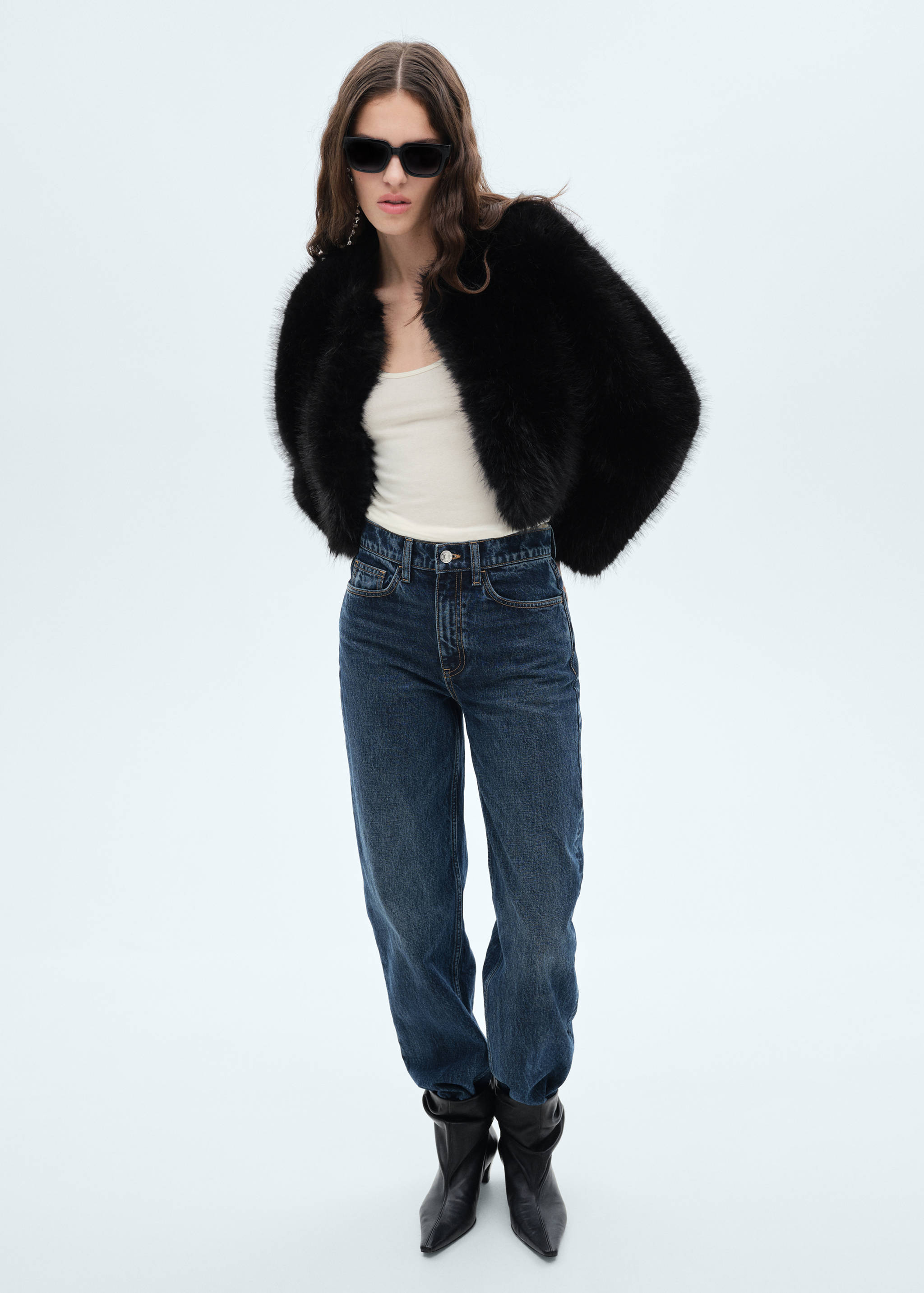 Faux-fur jacket - General plane