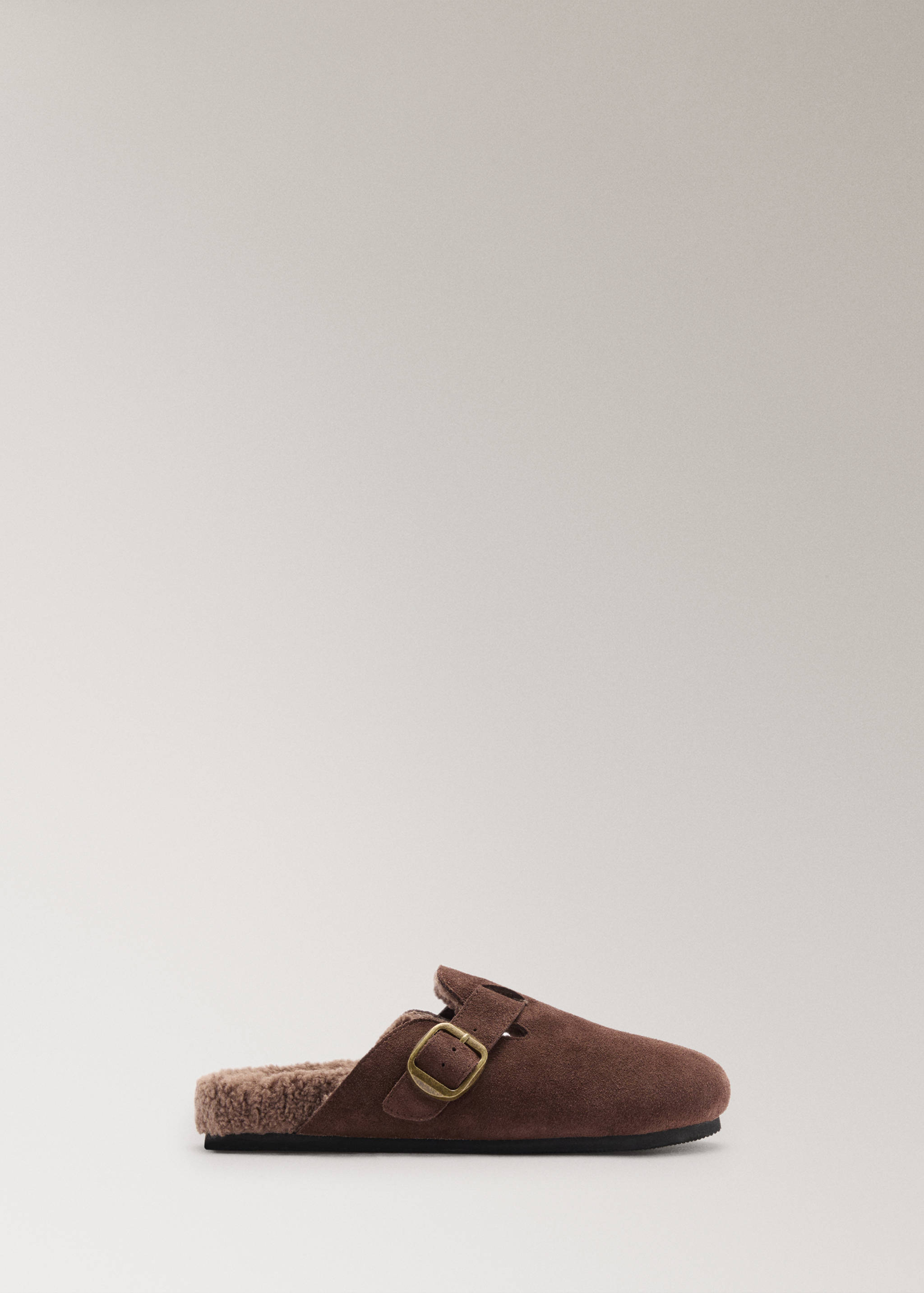 Домашние тапочки с пряжкой - Изделие без модели