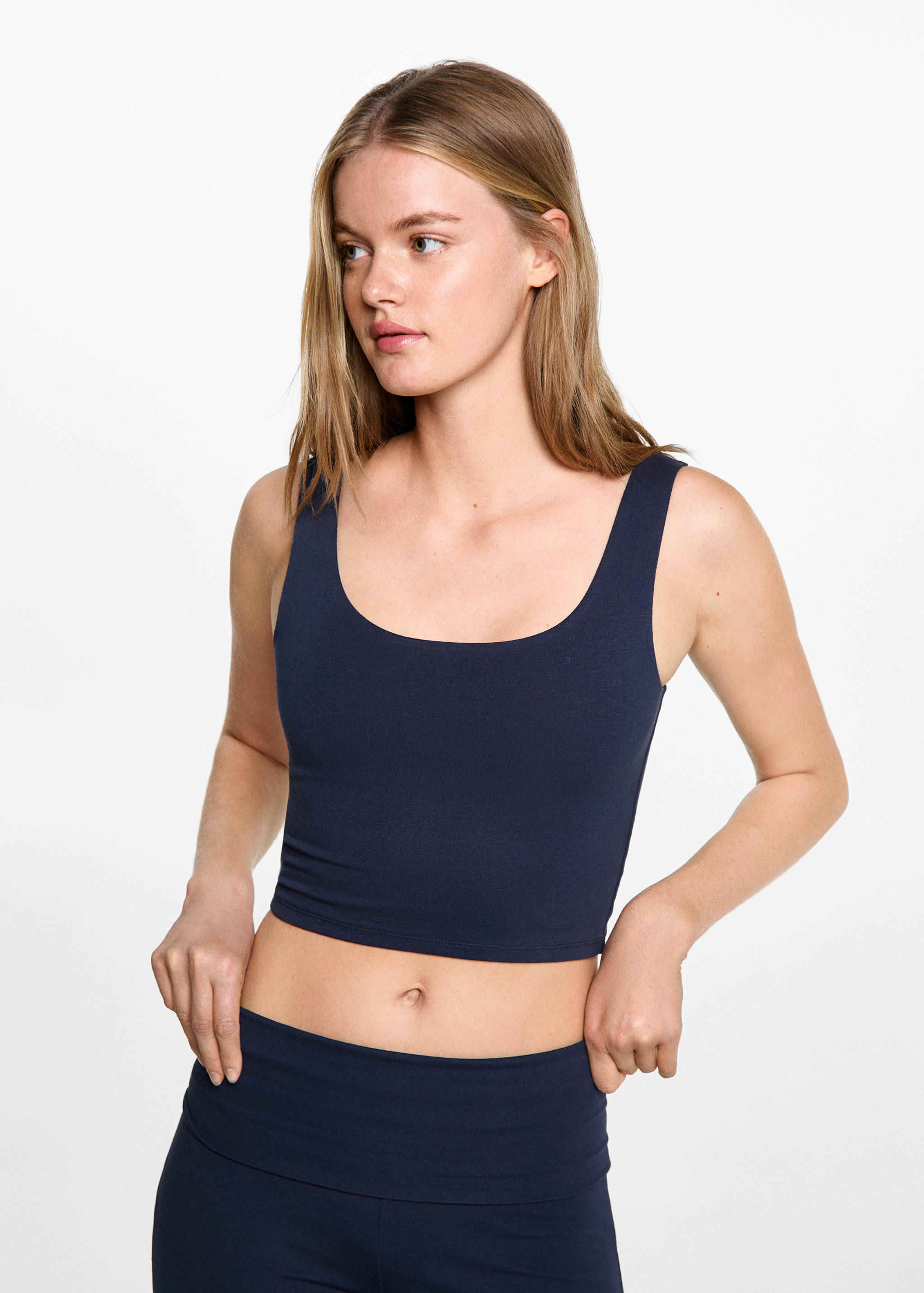 Sporty crop top - Medium plane