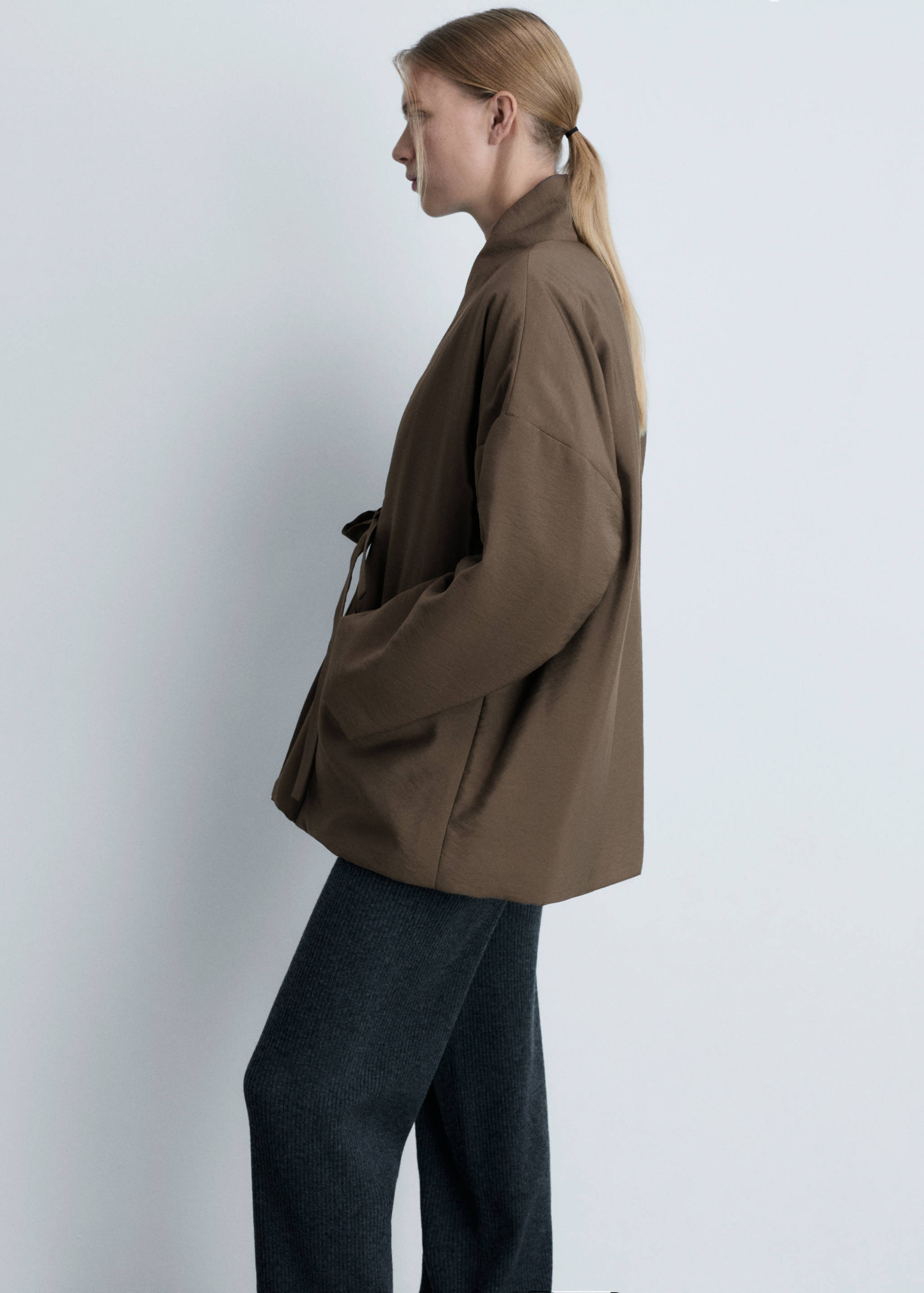 Padded robe with pockets - Medium plane