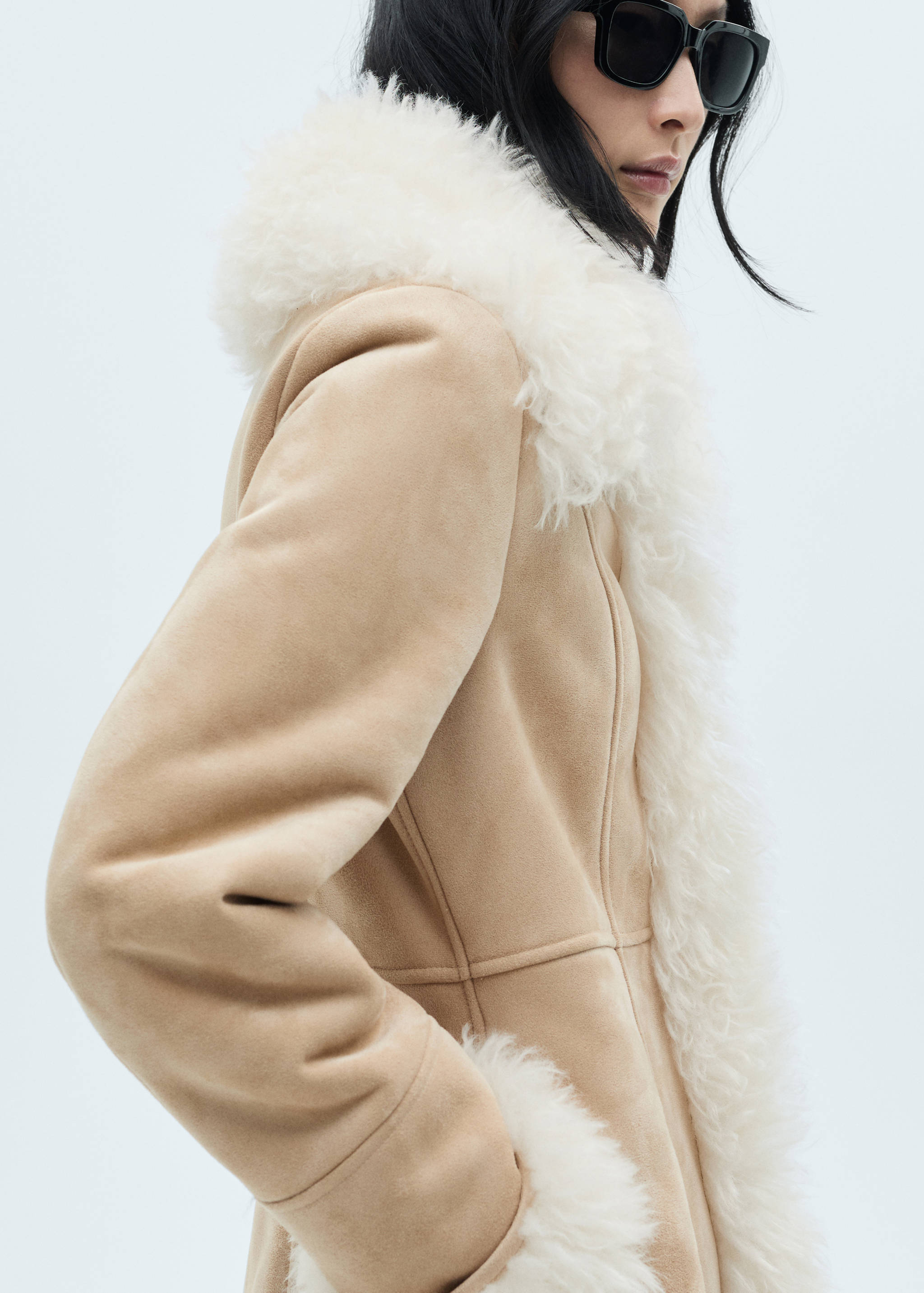 Shearling-lined coat - Details of the article 6