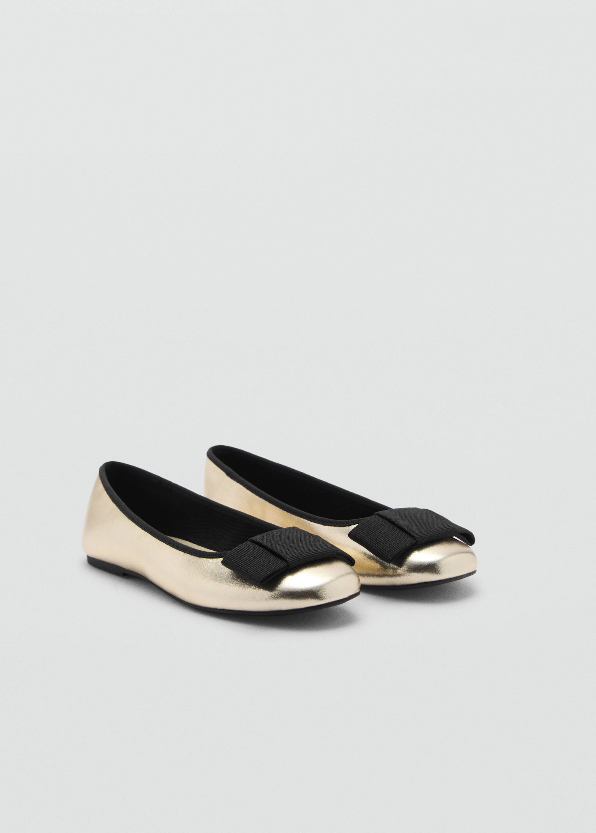 Metallic ballerina bow - Medium plane