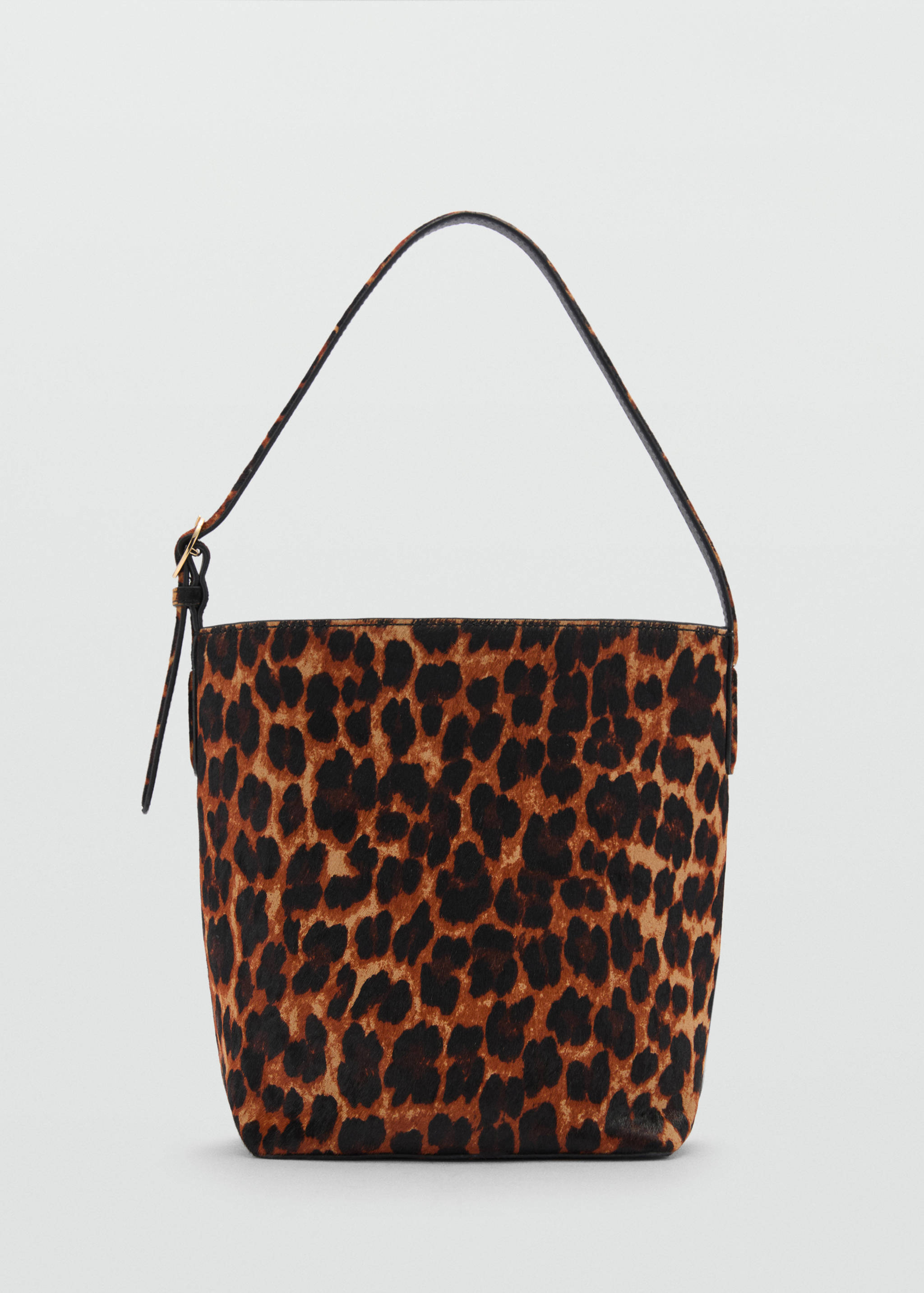 Leopard-print leather bag - Article without model