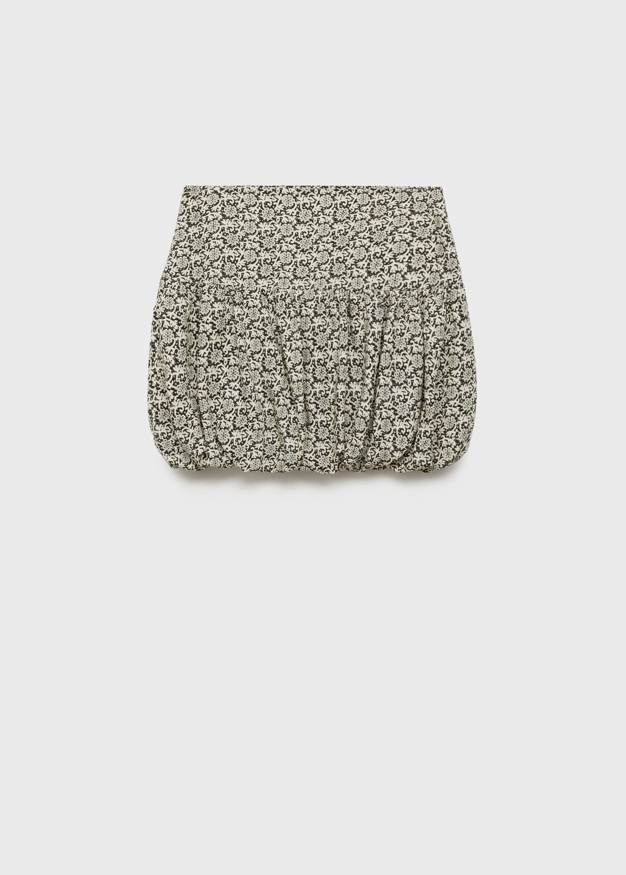 Jupe boule en imprimé floral - Article sans modèle