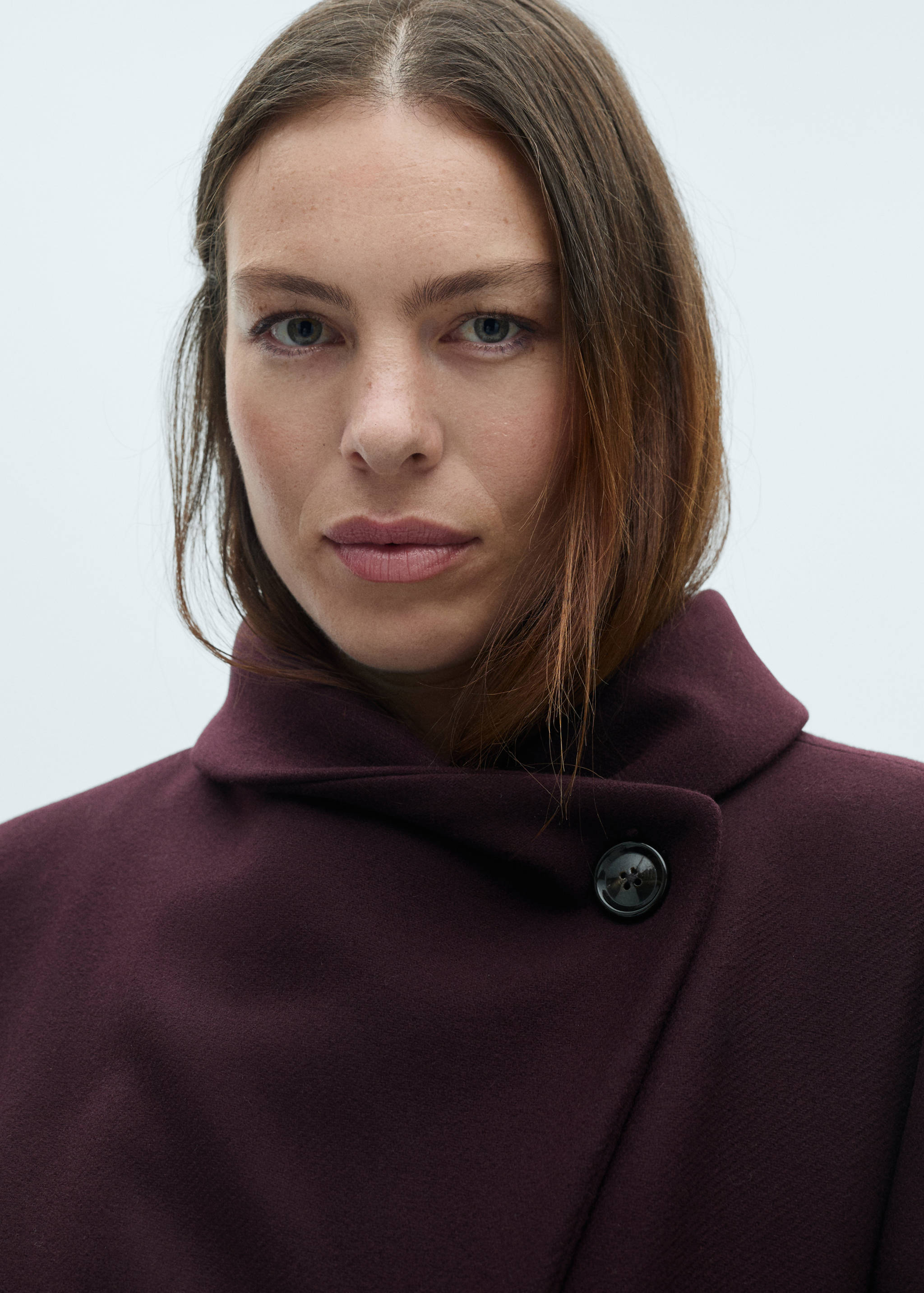 Manteco wool coat with belt - Details of the article 4