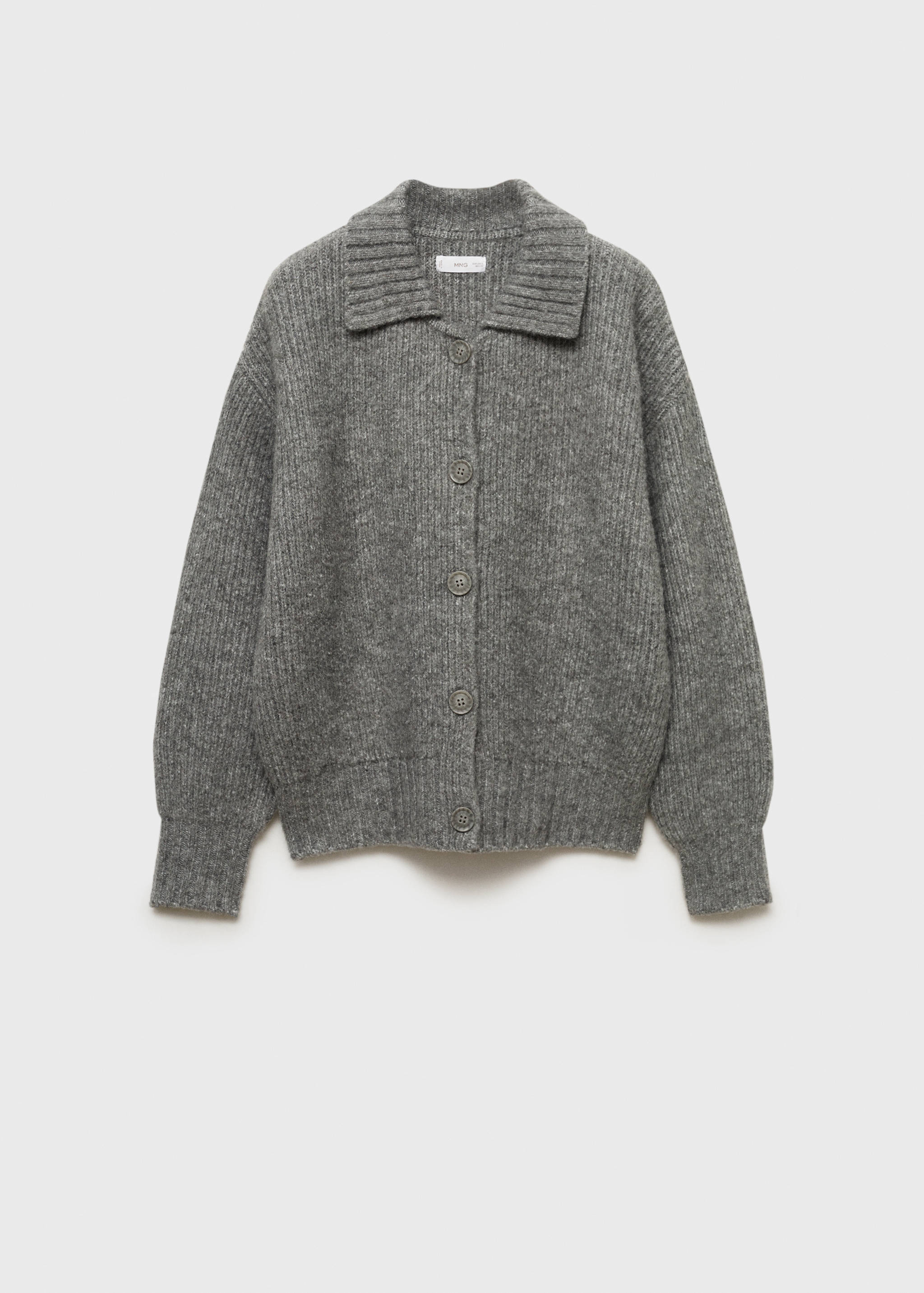 Polo-neck cardigan - Article without model