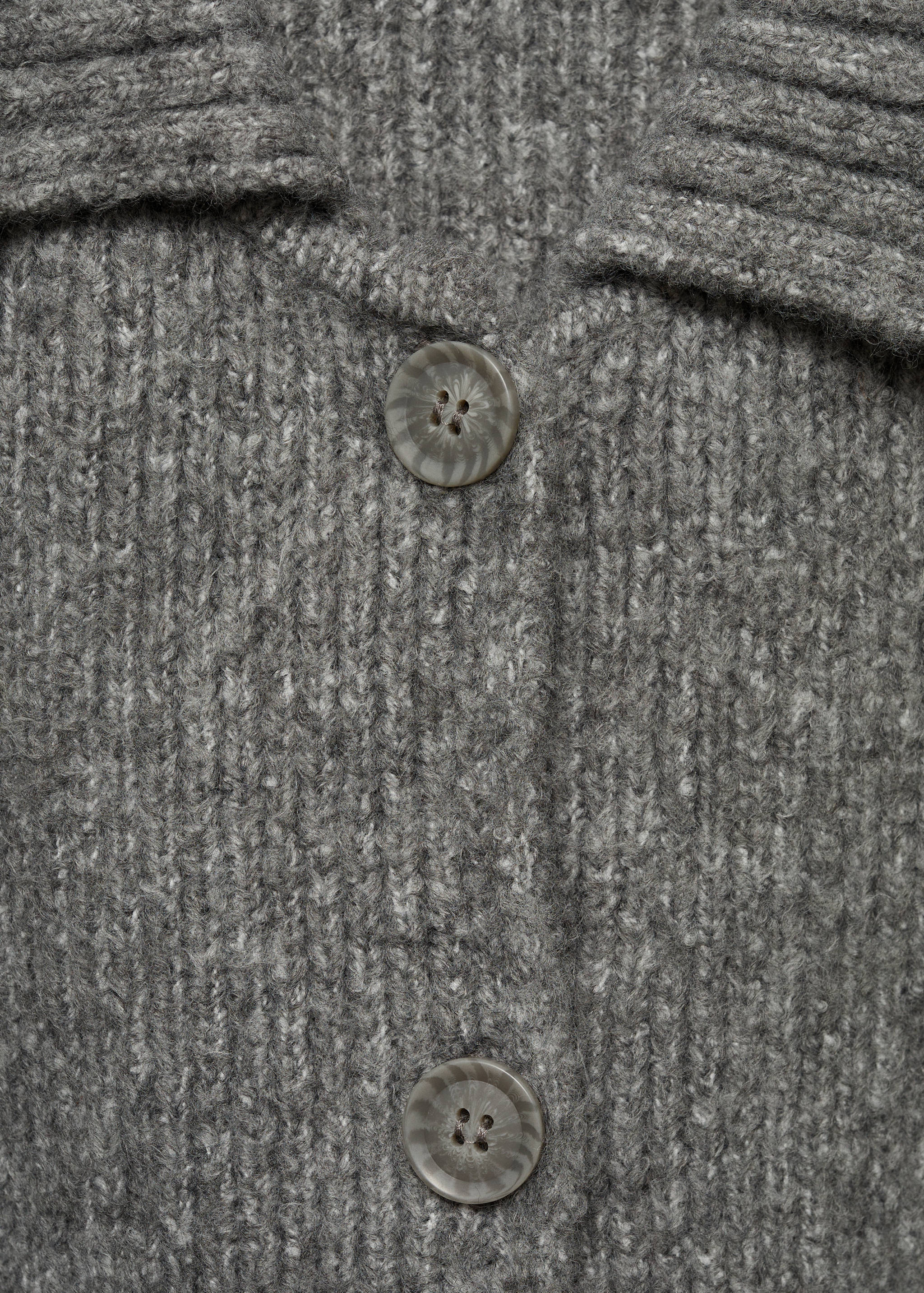 Polo-neck cardigan - Details of the article 8