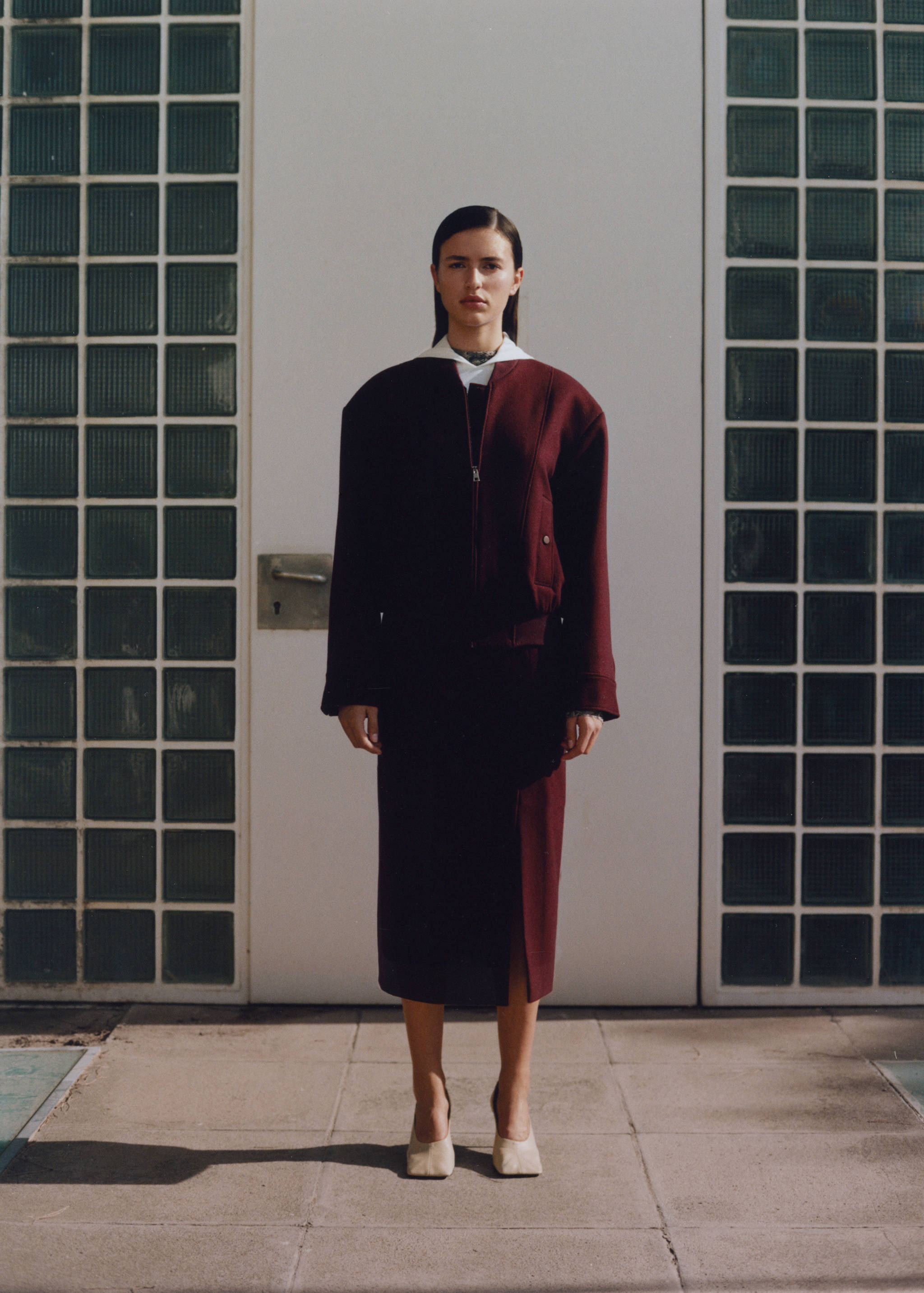 Юбка из шерсти с разрезом - Деталь изделия 6