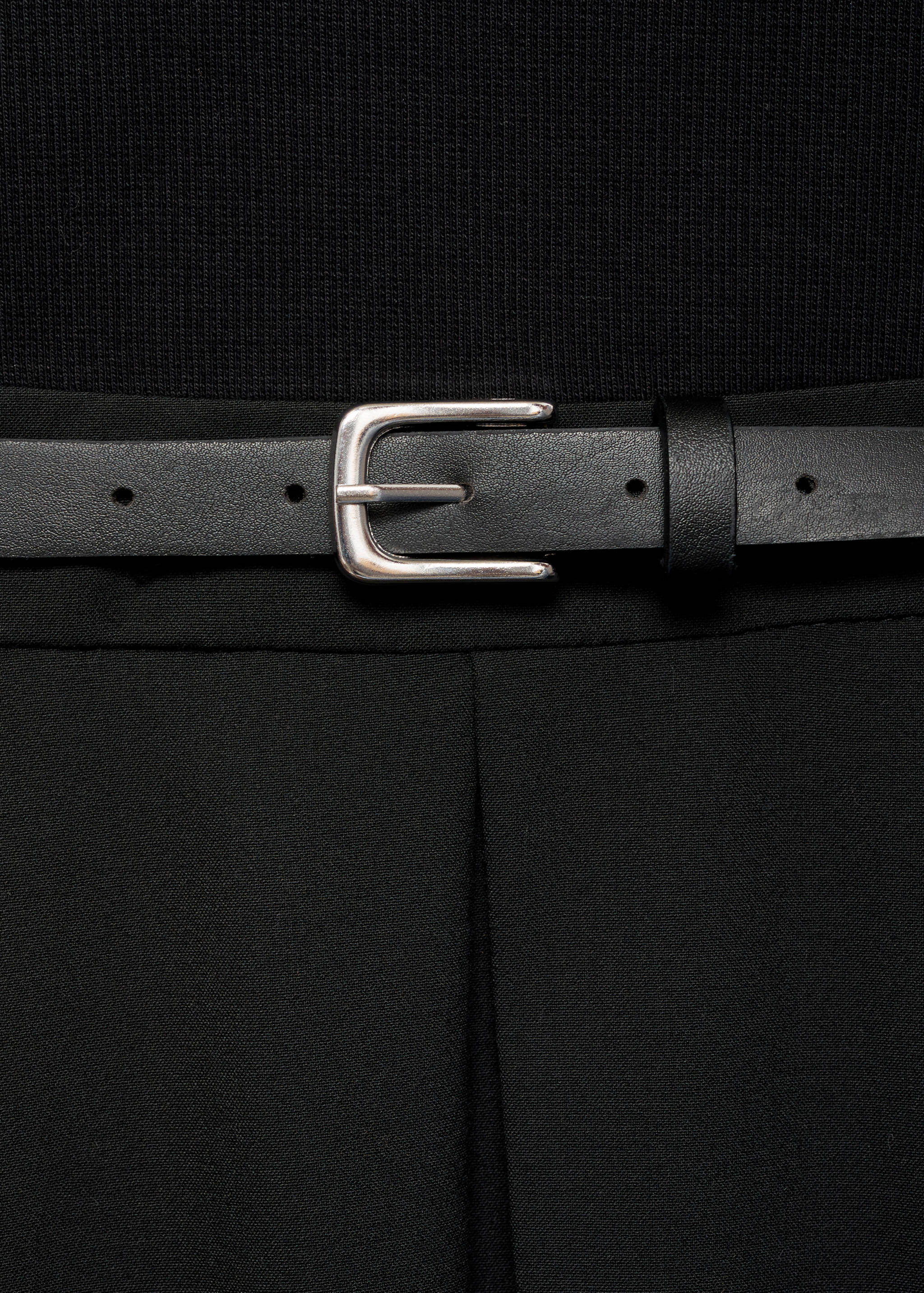 Robe plissée combinée ceinture - Détail de l'article 8