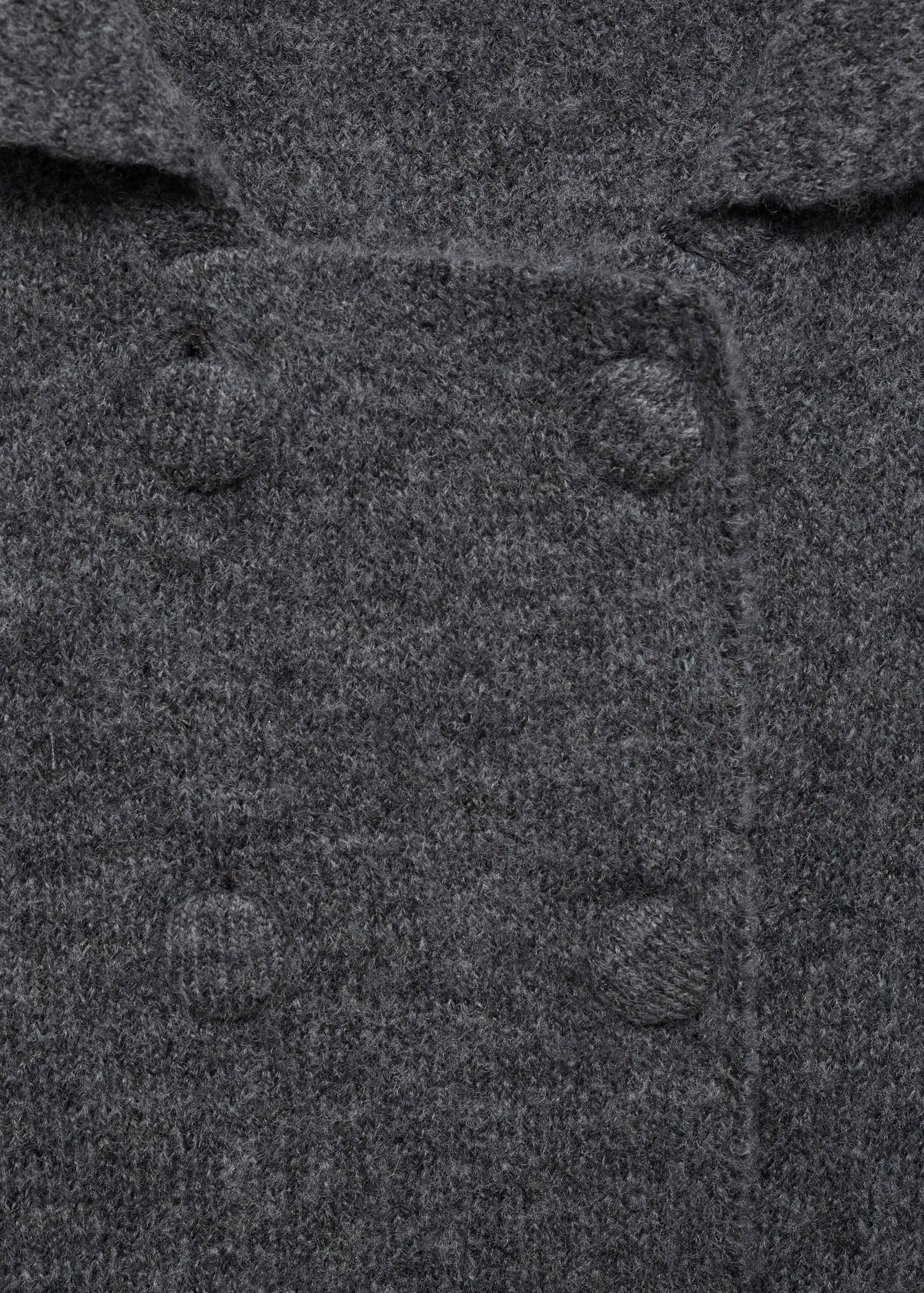 Double-breasted knitted jacket - Details of the article 8