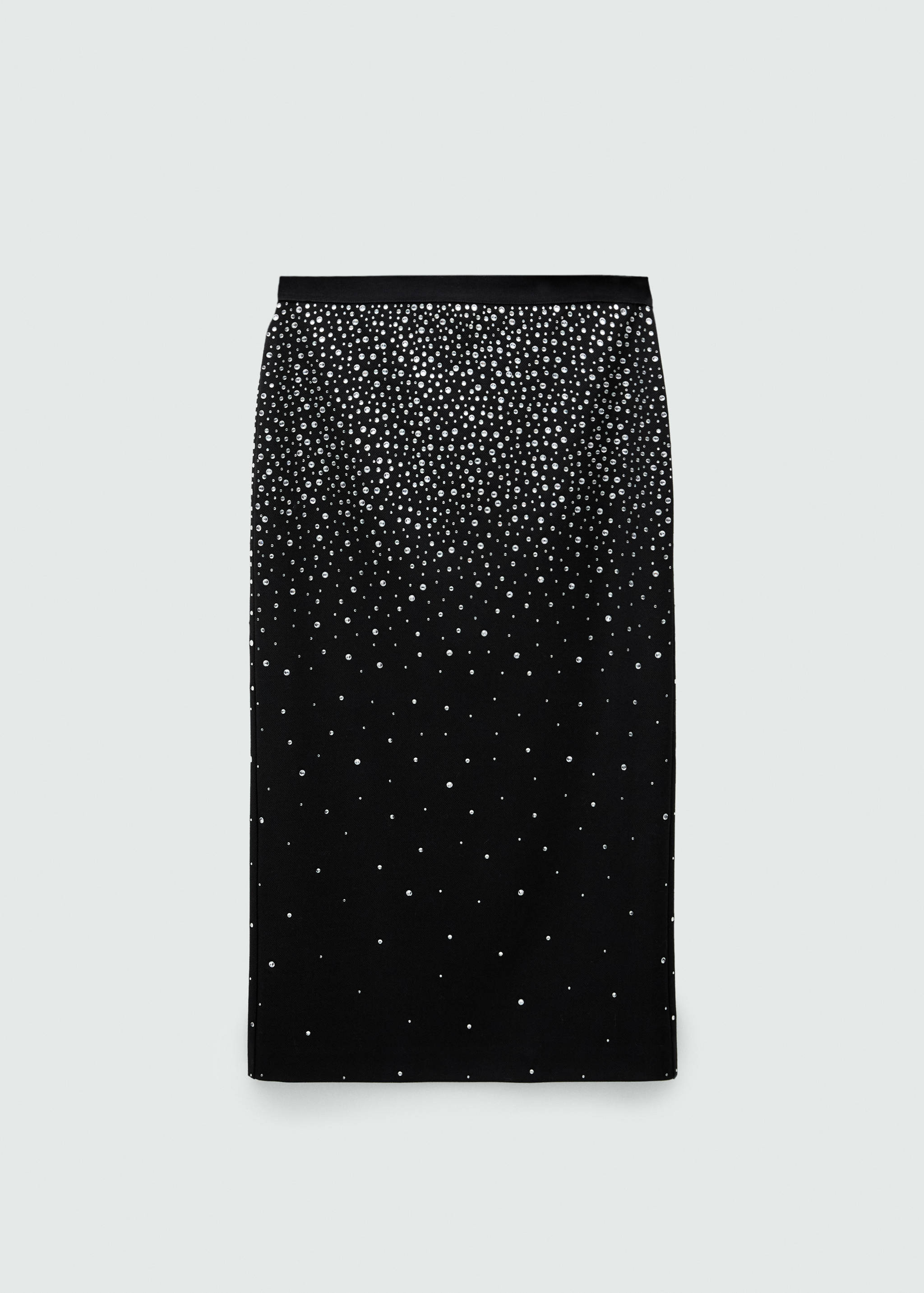 Midi-skirt with rhinestones - Article without model