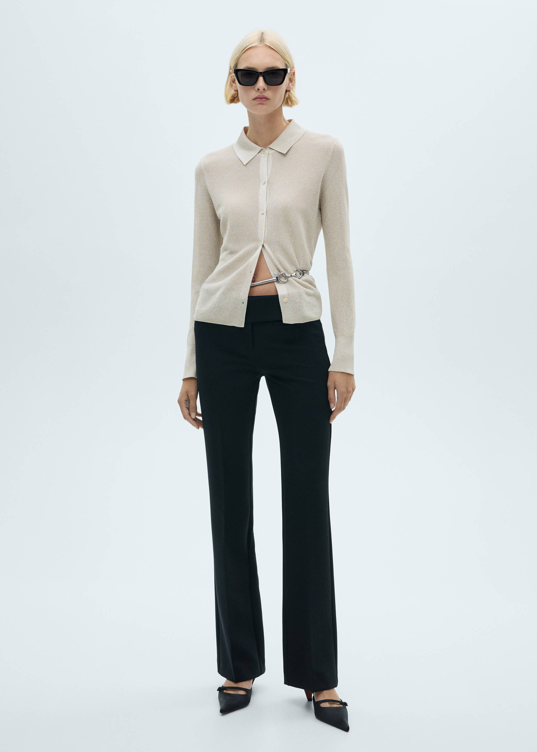 Chemise maille Lurex - Plan général