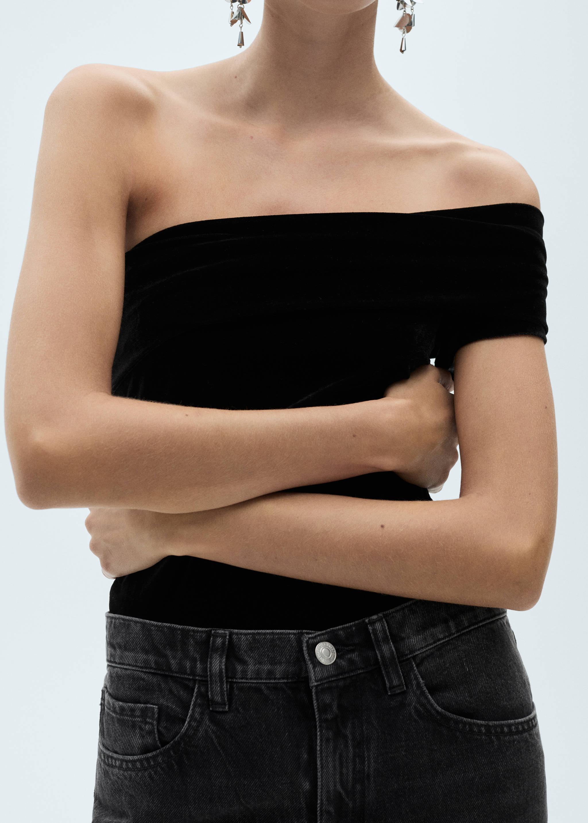 Body asymétrique velours - Détail de l'article 6