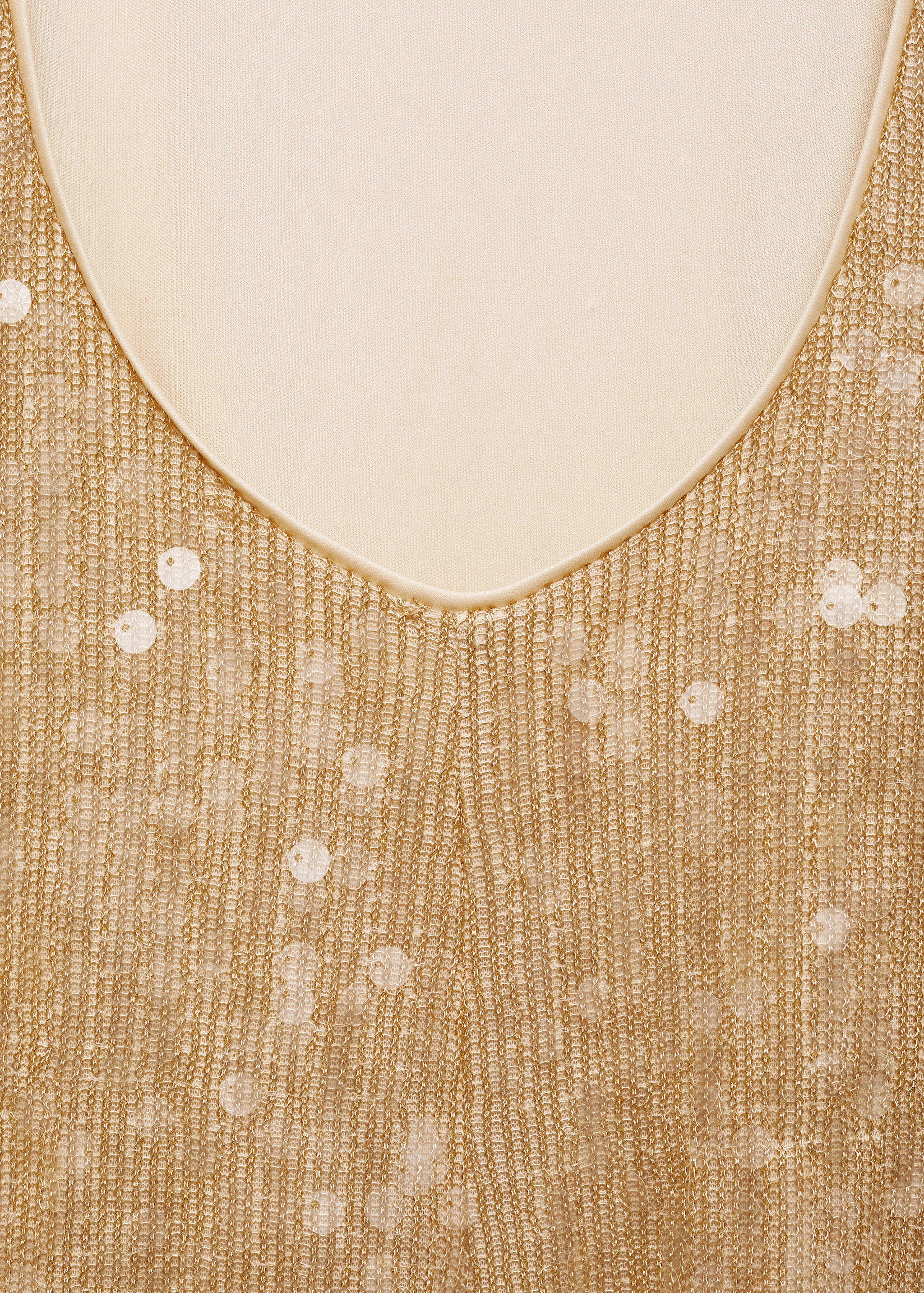 Scoop-back sequin dress - Details of the article 8