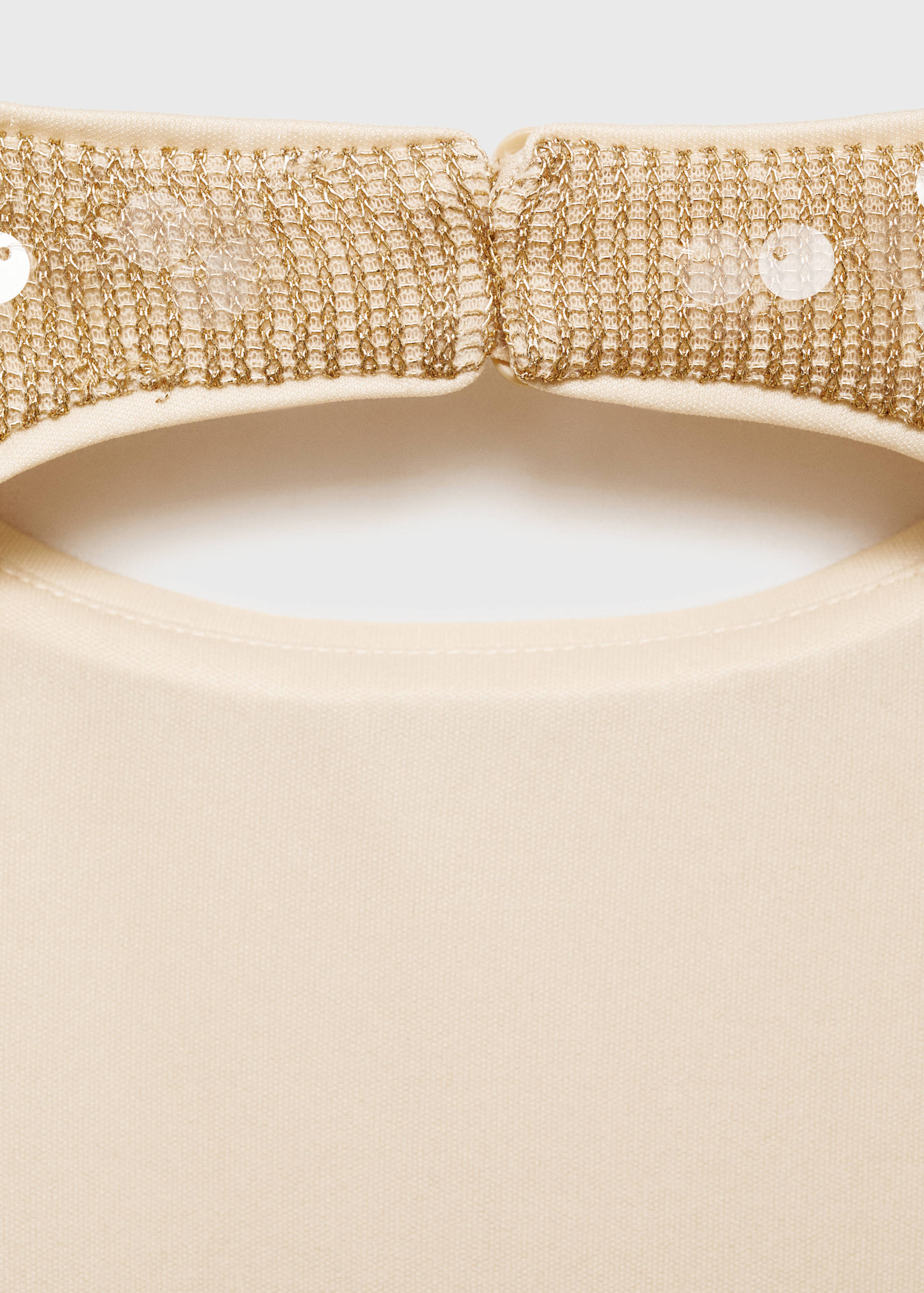 Scoop-back sequin dress - Details of the article 0