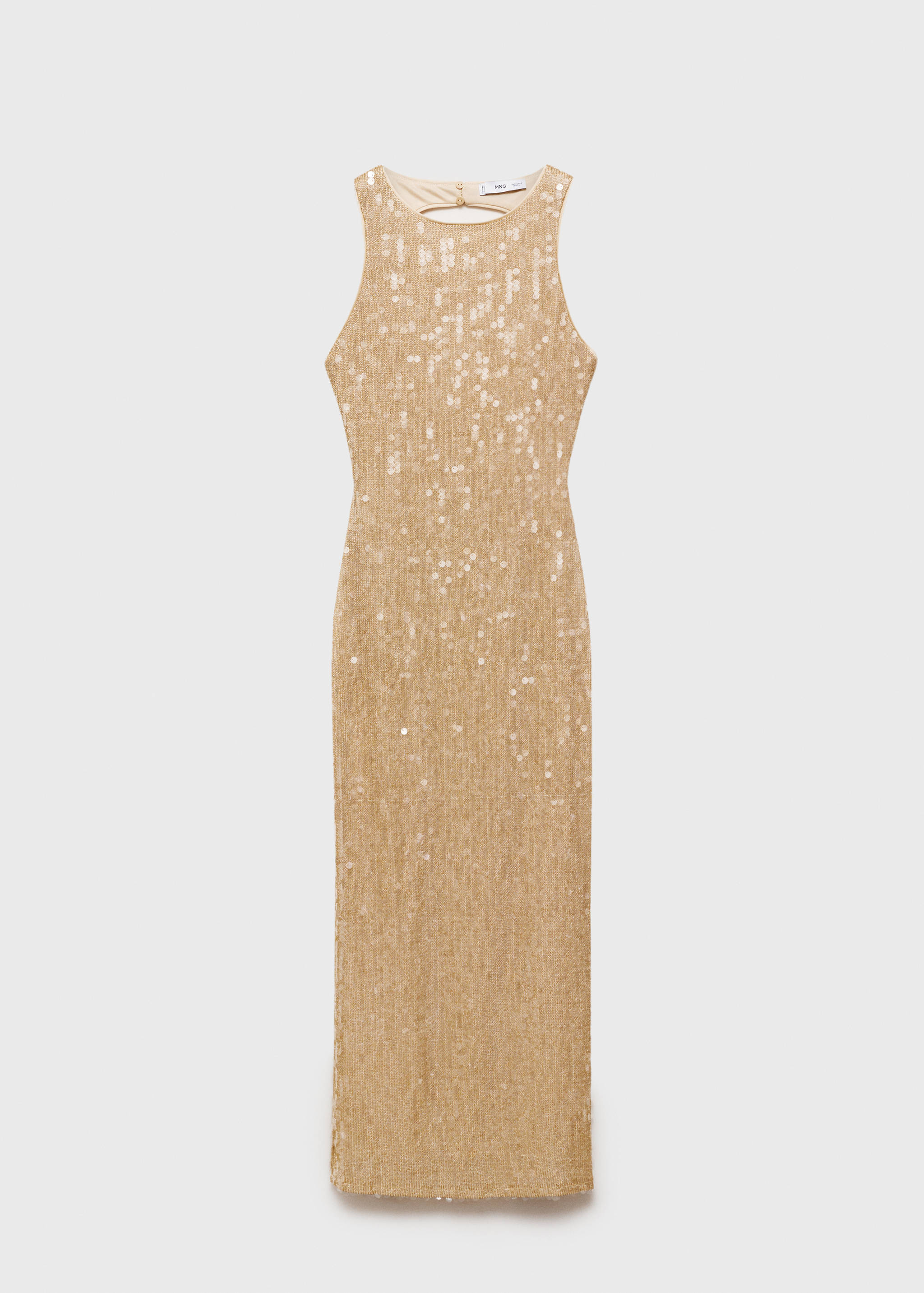 Scoop-back sequin dress - Article without model