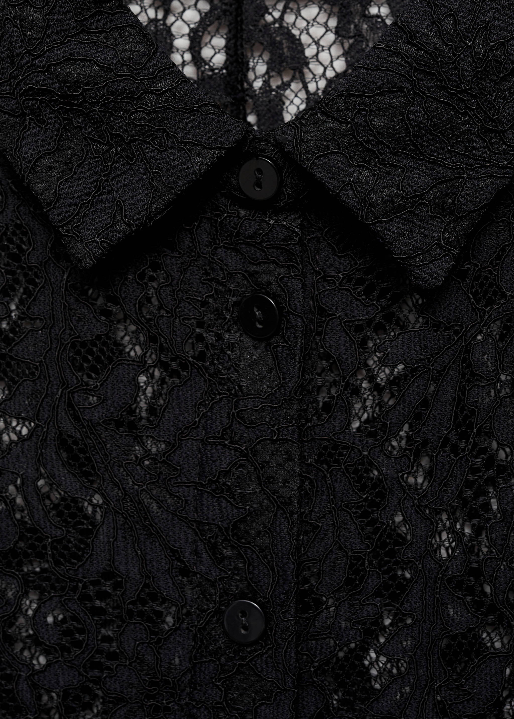 Transparent lace shirt - Details of the article 8