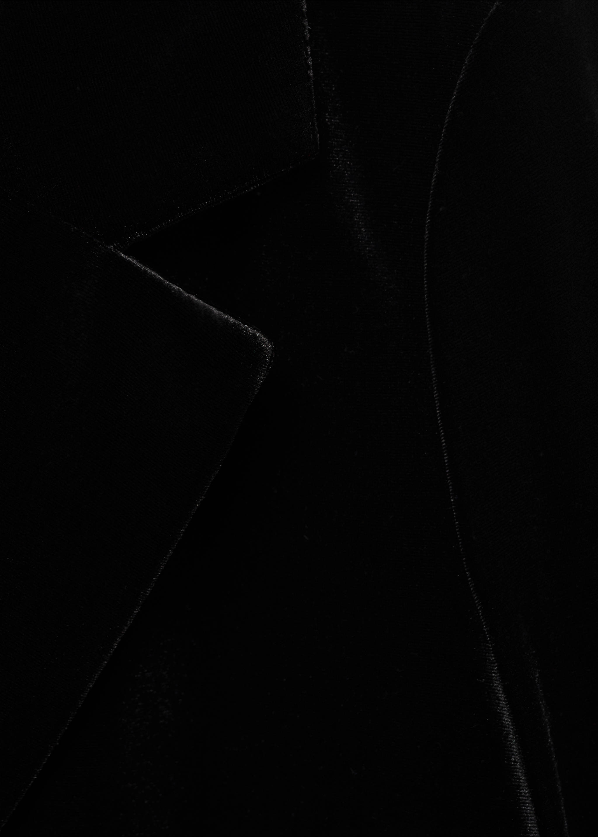 Americana terciopelo - Detalle del artículo 0, Negro. Ref: 77099064-00.