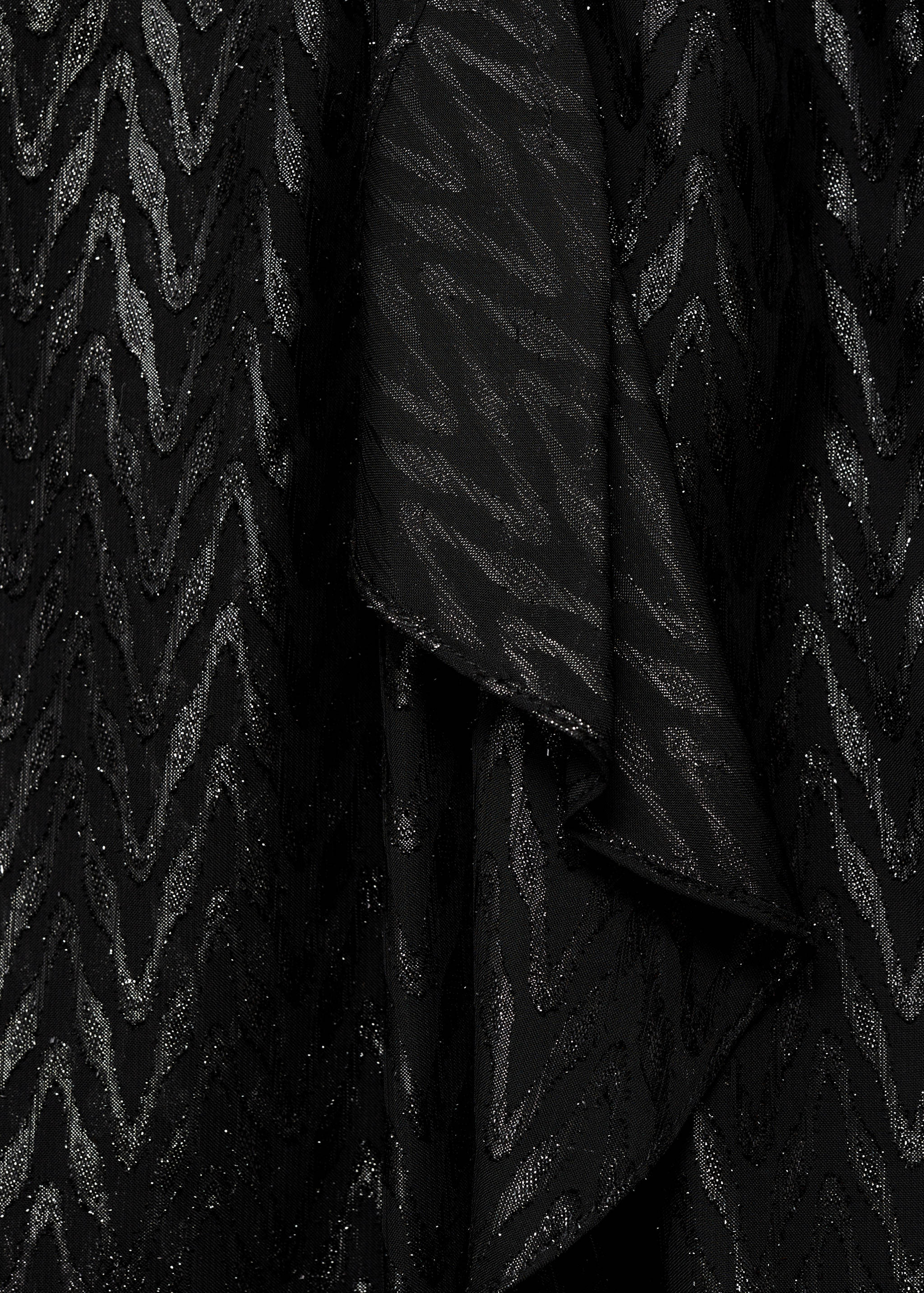 Wrap dress with side slits - Details of the article 0