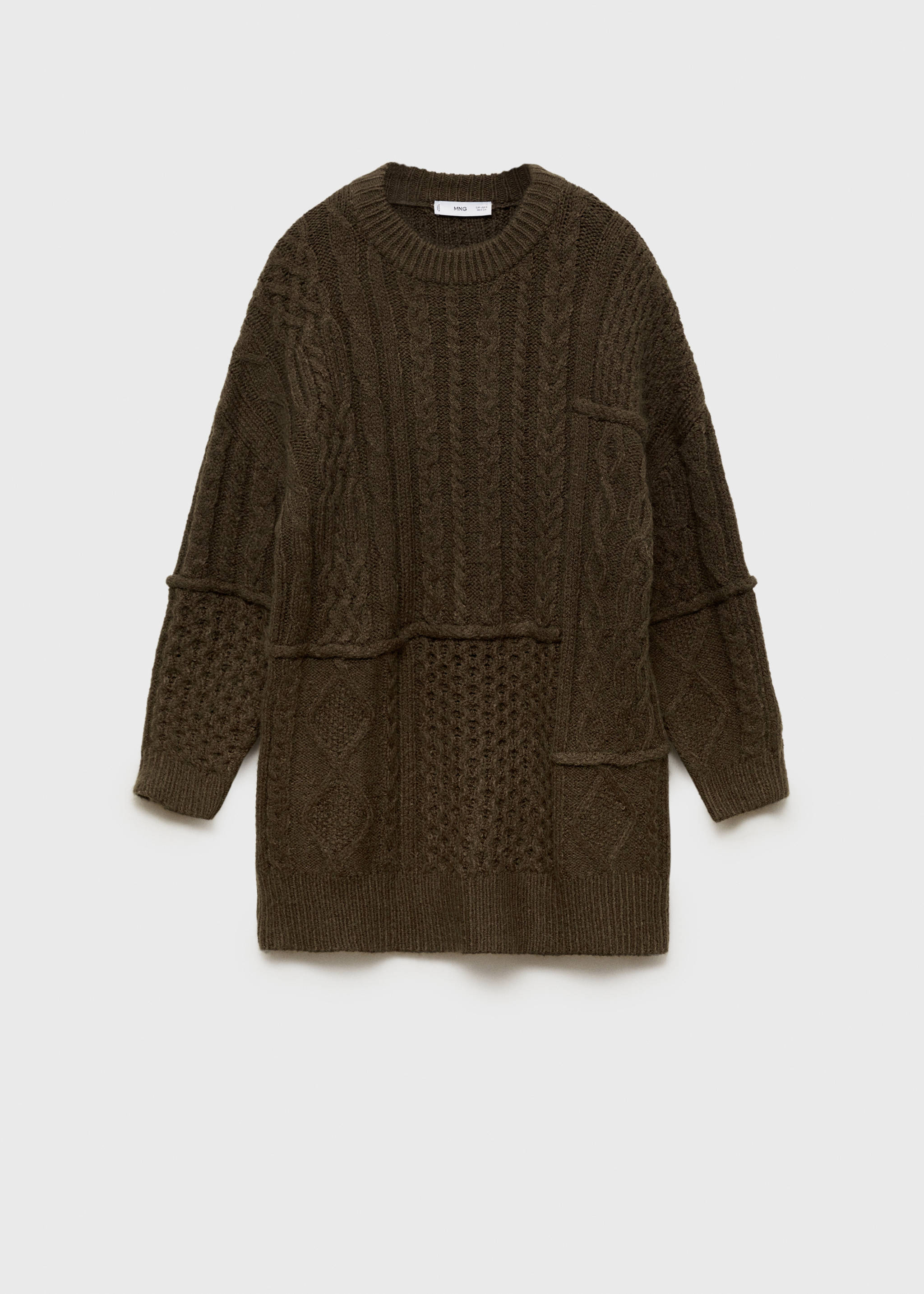 Vestido punto trenzado - Artículo sin modelo