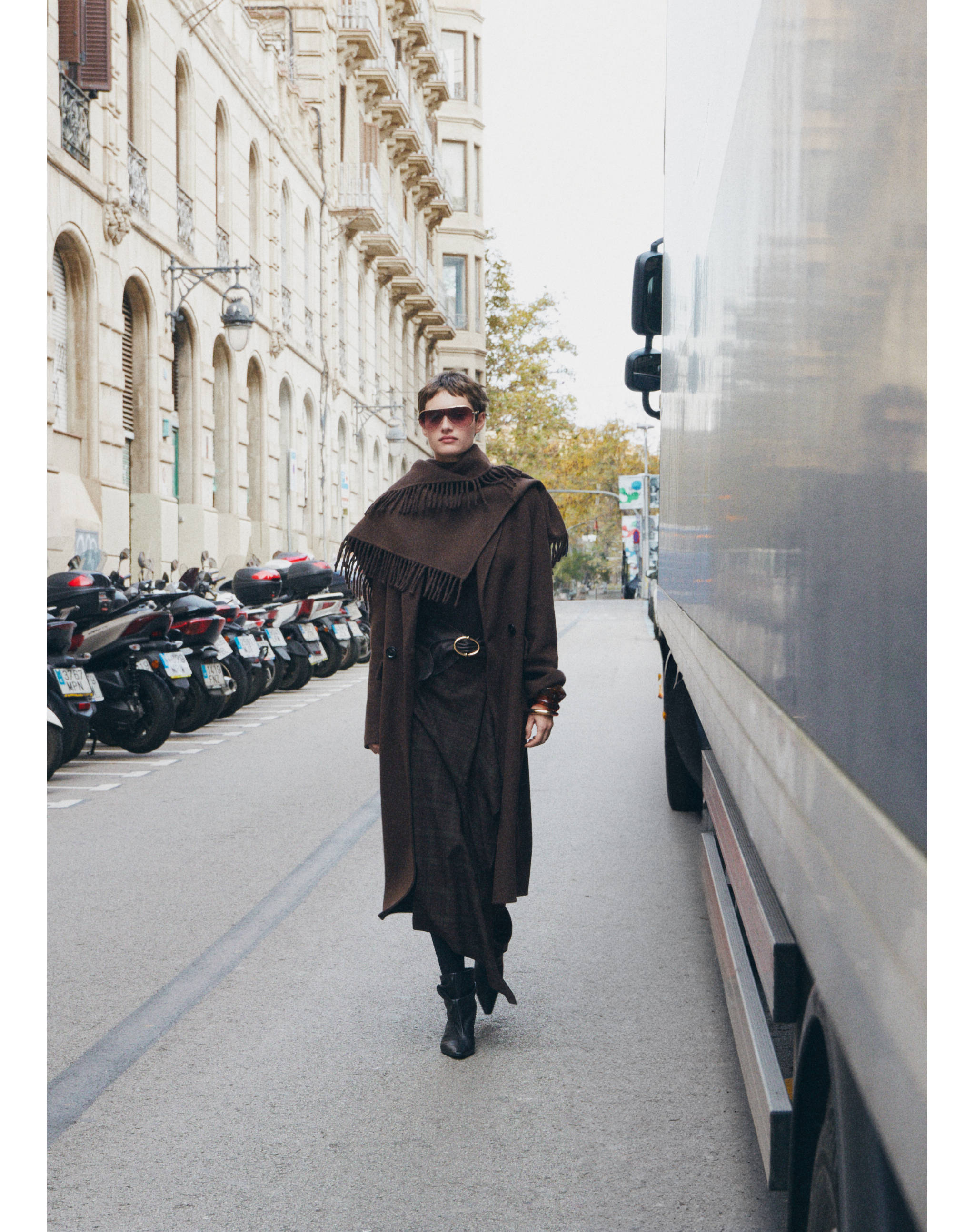 Φούστα ασύμμετρη καρό - Λεπτομέρεια του προϊόντος 6